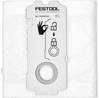 Foto 1 | Bolsas De Filtro Festool 204308 Ct Mini/midi -2/5 Para Ct Mini/midi - Venta Internacional.