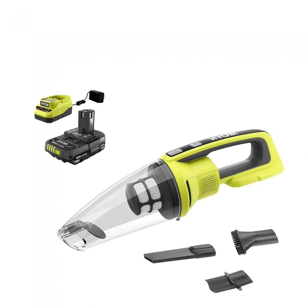 Aspiradora De Mano Ryobi One+ Inalámbrica De 18 V Con Batería De 2.0 Ah - Venta Internacional.