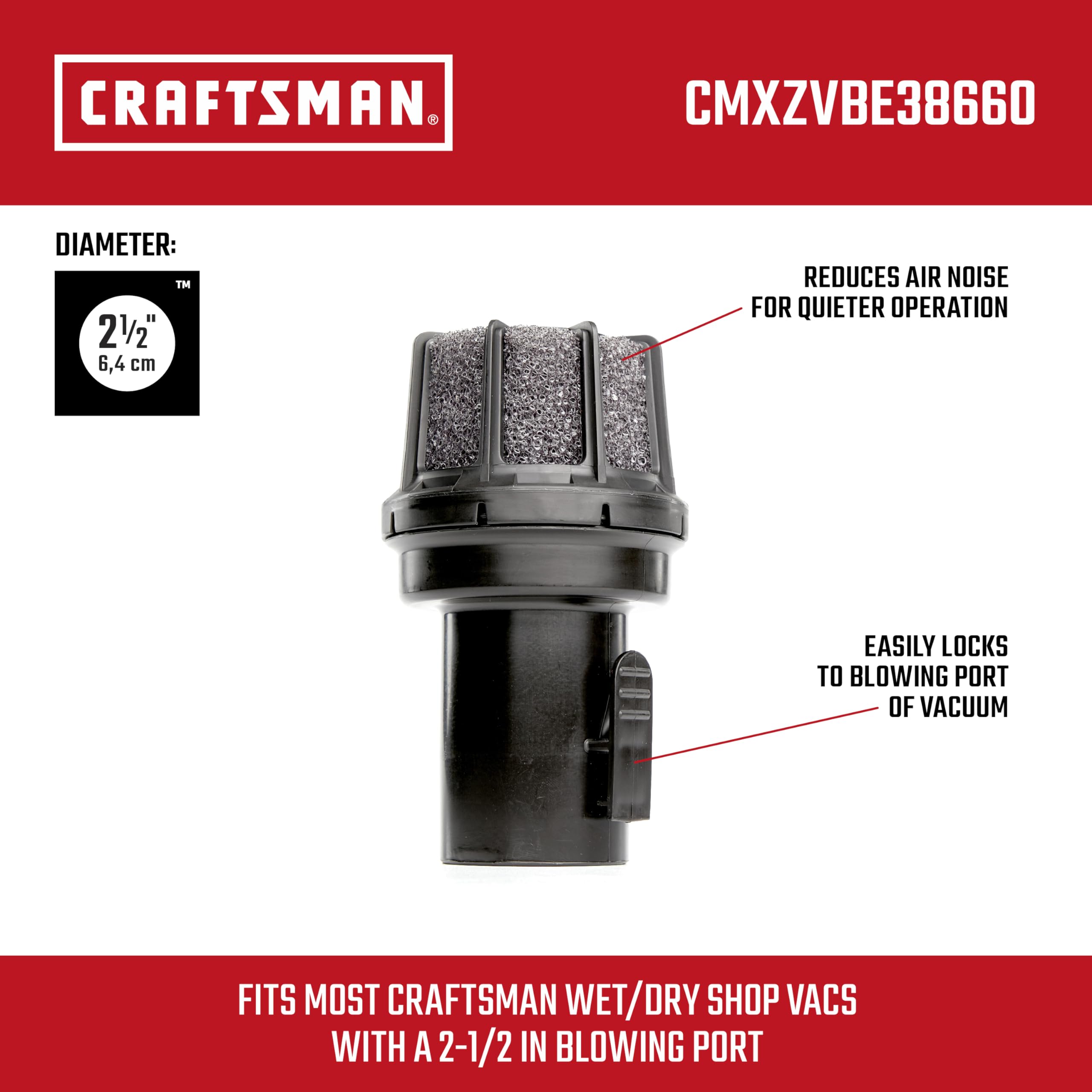 Foto 4 pulgar | Accesorio Para Aspiradora Con Difusor Y Mojado Craftsman Cmxzvbe38660 - Venta Internacional.