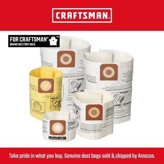 Foto 5 | Bolsas De Recolección De Polvo Craftsman Cmxzvbe39970, Paquete De 2, 6 A 10 Galones - Venta Internacional.