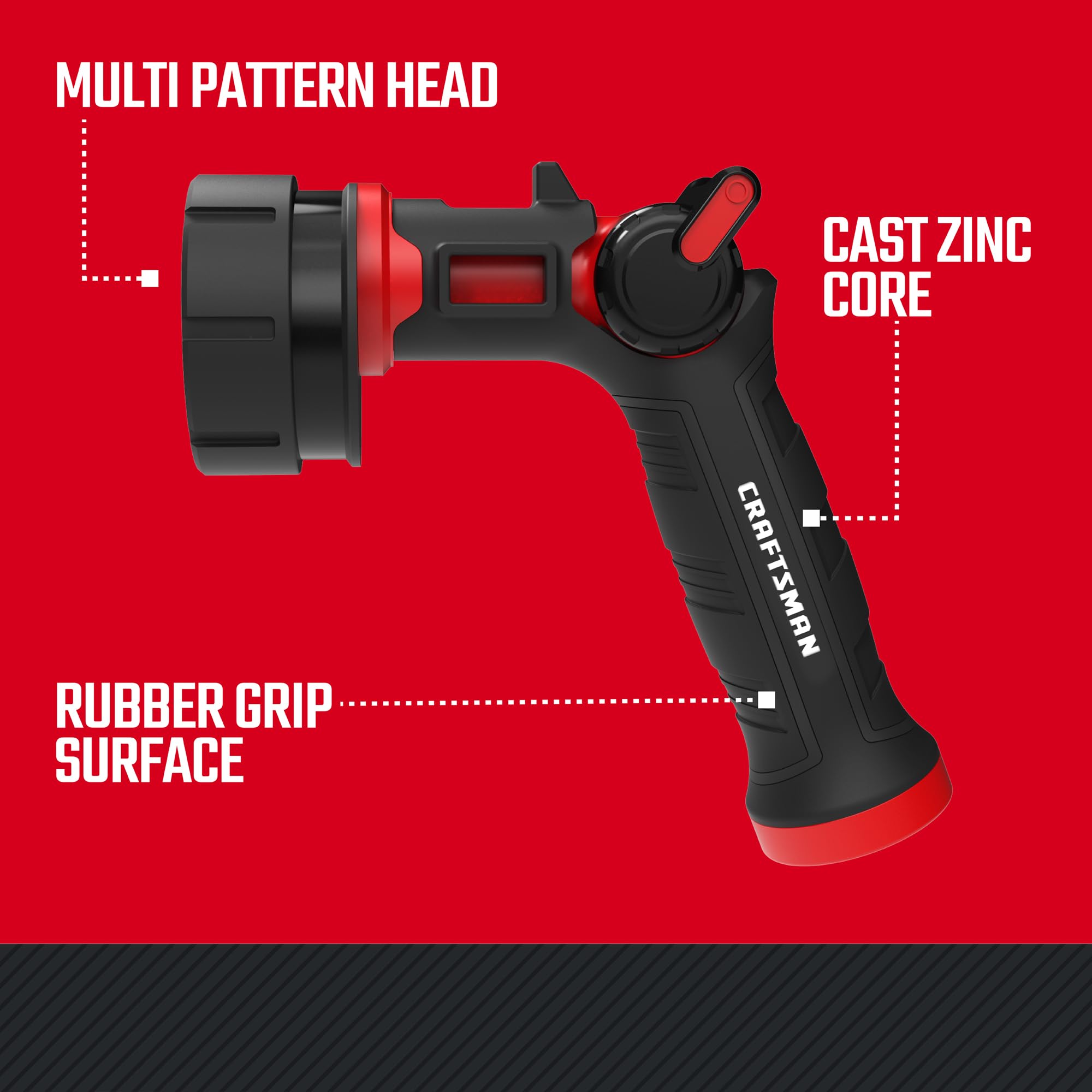 Foto 3 pulgar | Boquilla De Agua Craftsman Heavy-duty Con 7 Patrones Y Control Con El Pulgar - Venta Internacional.