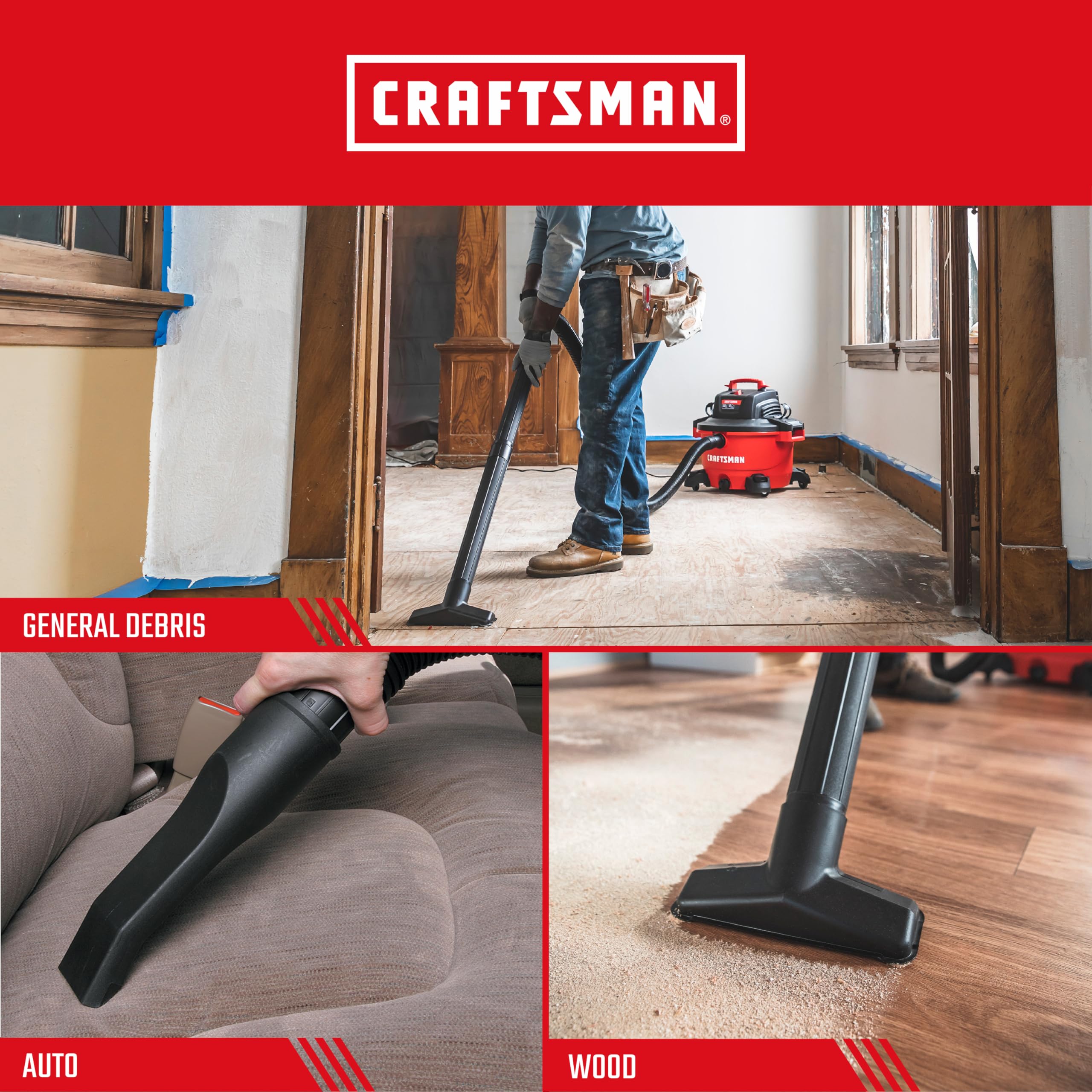Foto 4 | Bolsas De Recolección De Polvo Craftsman Cmxzvbe38735, 12 Galones, Paquete De 2 - Venta Internacional.