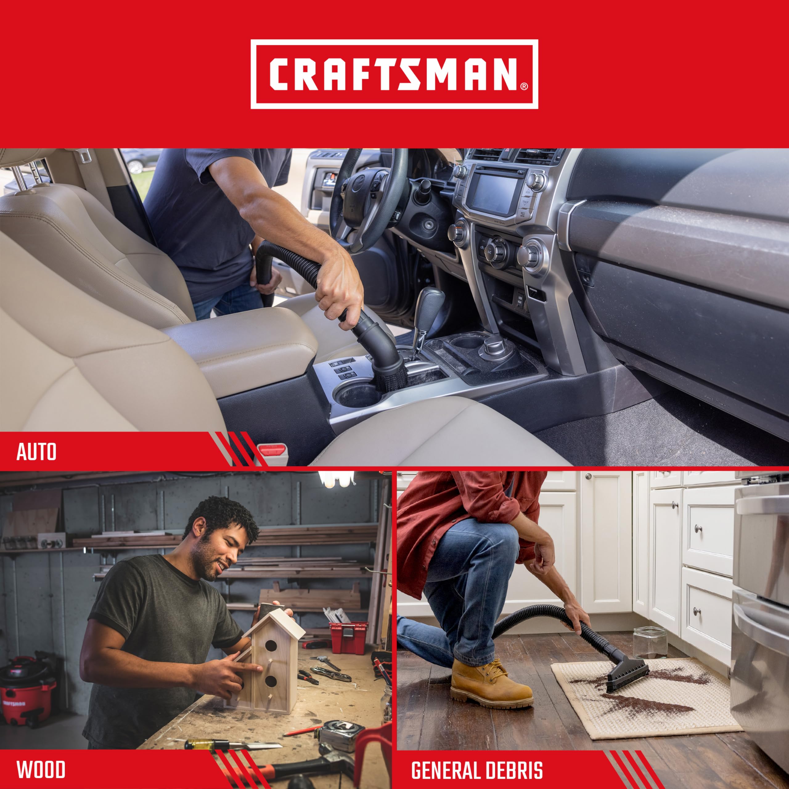 Foto 4 | Bolsa De Filtro De Tela De Repuesto Para Aspiradora Wet Dry Vac Para Craftsman - Venta Internacional.