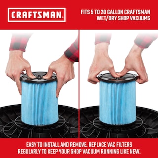 Foto 3 | Filtro De Vacío Craftsman Cmxzvbe38776 Para Aspiradoras De 18,9 A 75,7 Litros, Paquete De 2 - Venta Internacional.