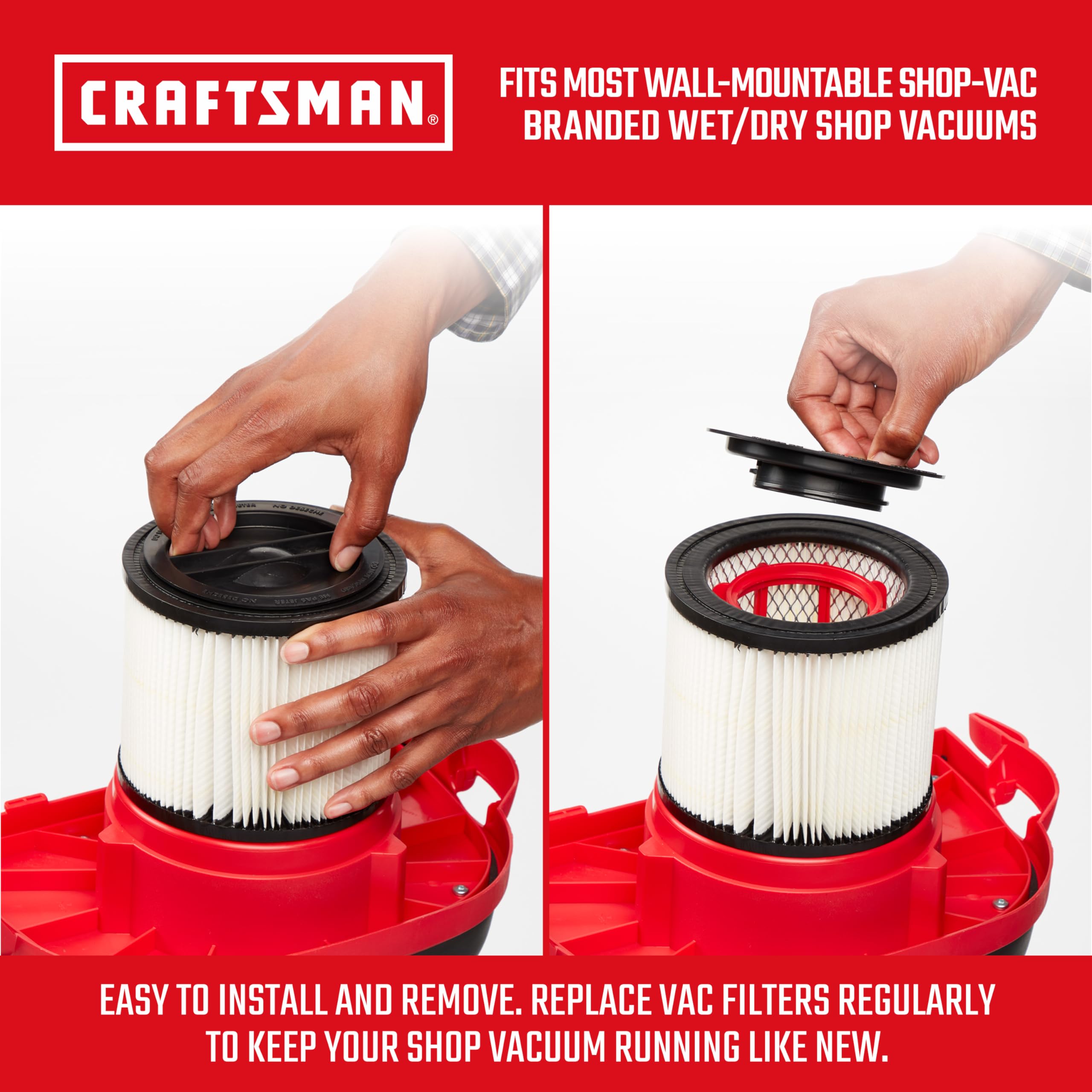 Foto 4 pulgar | Filtro De Vacío Craftsman Cmxzvbe38752 Para Montaje En Pared Shop-vac - Venta Internacional.