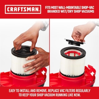 Foto 3 | Filtro De Vacío Craftsman Cmxzvbe38752 Para Montaje En Pared Shop-vac - Venta Internacional.