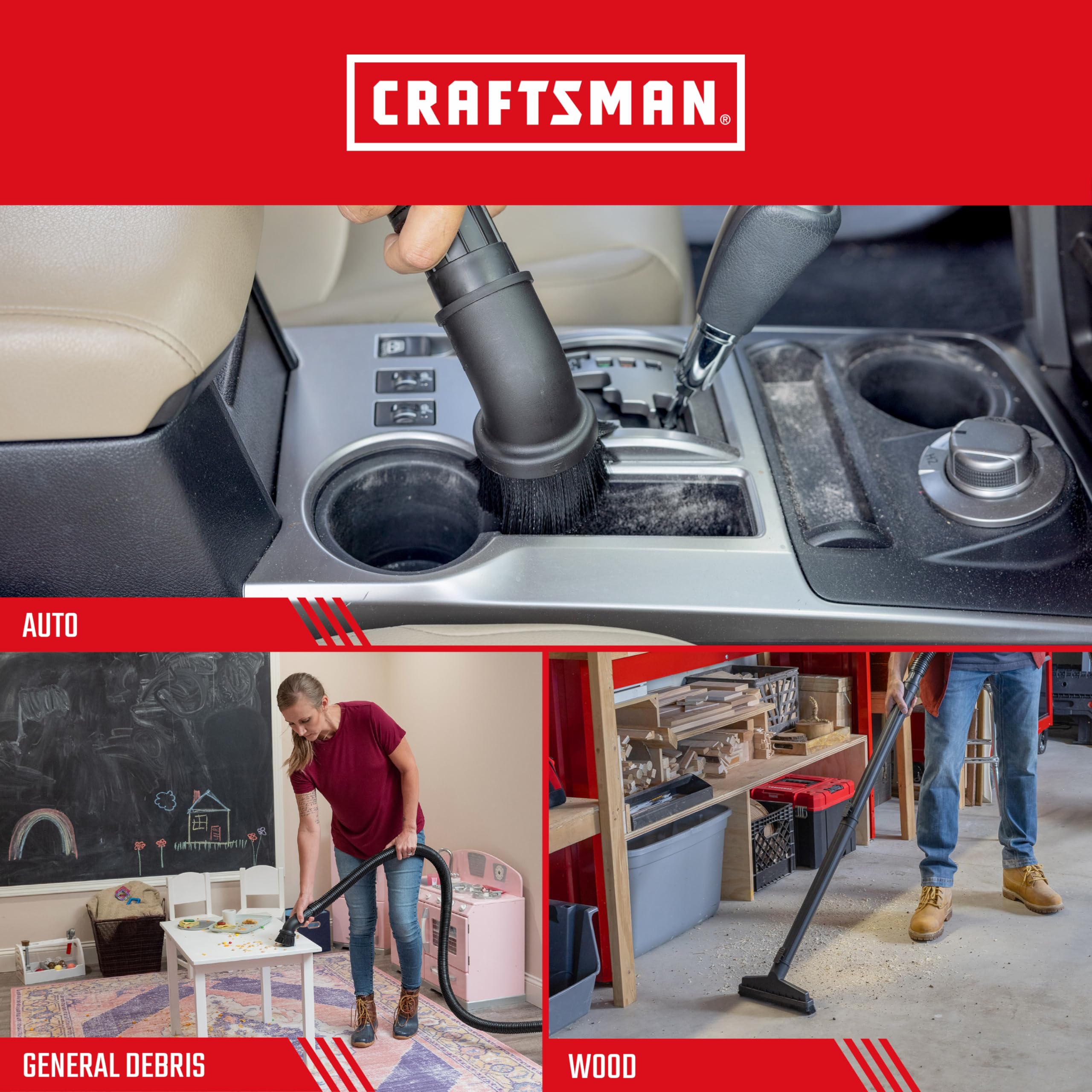 Foto 4 | Bolsas De Recolección De Polvo Craftsman Cmxzvbe38768, 10 A 14 Galones, Paquete De 3 - Venta Internacional.