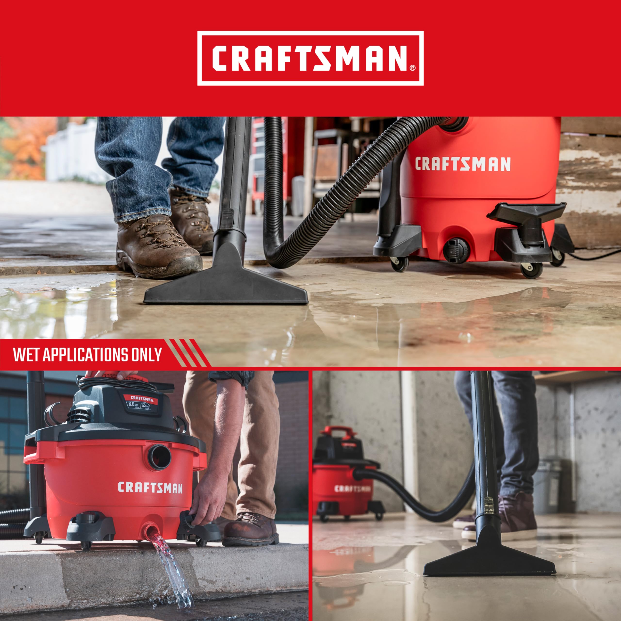 Foto 4 | Filtro De Aplicación Húmeda Craftsman Shop Vac De 5 A 20 Galones, Paquete De 2 - Venta Internacional.