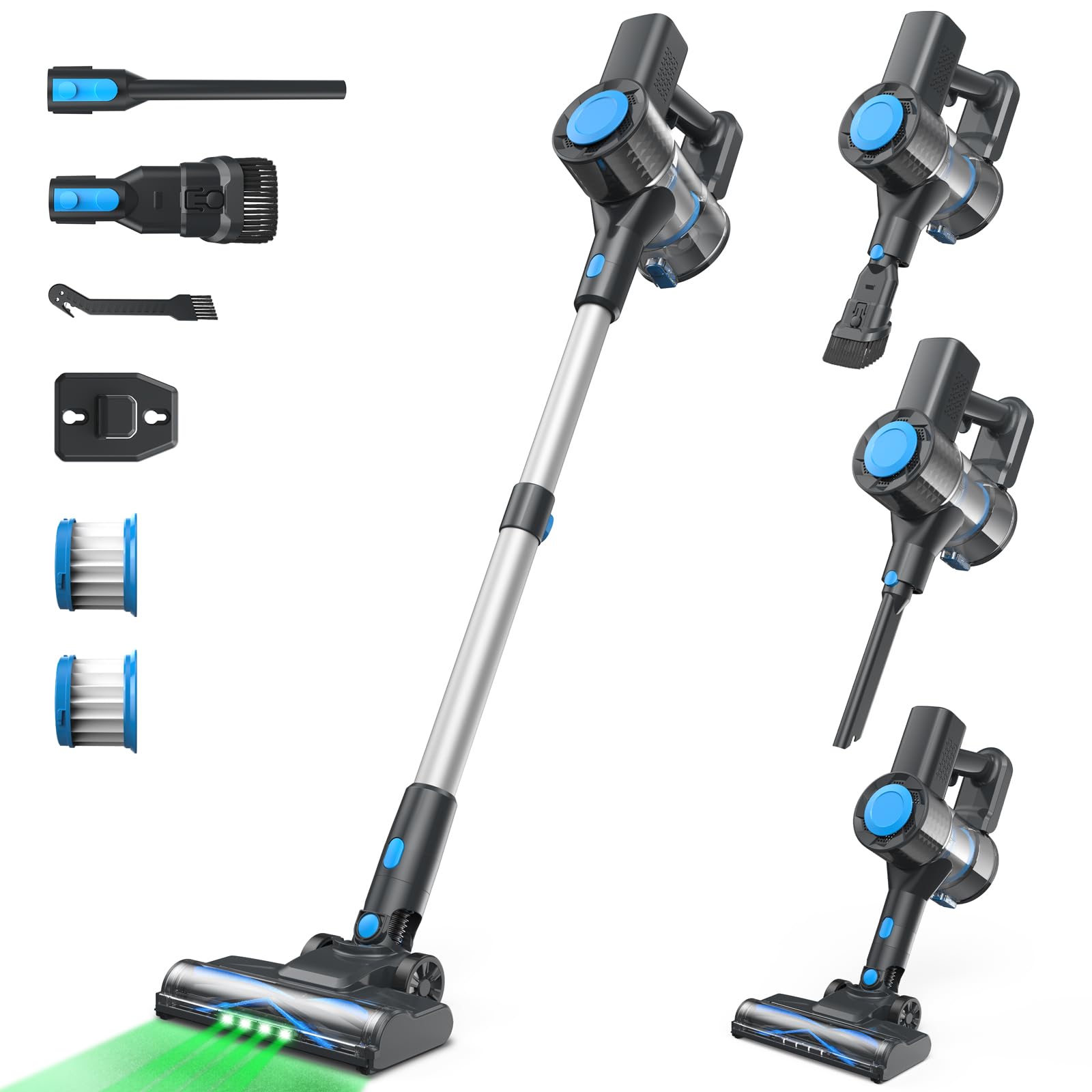 Foto 1 | Aspirador Inalámbrico Recargable De 2200 Mah, 40 Minutos De Funcionamiento - Venta Internacional.