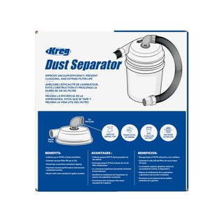 Foto 5 | Separador De Polvo Kreg Para Taller Con Balde De 5 Galones - Venta Internacional.
