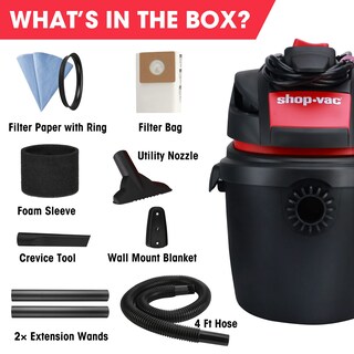Foto 7 | Aspiradora Shop-vac 9,5 L 2.5 Peak Portátil y Compacta - Venta Internacional