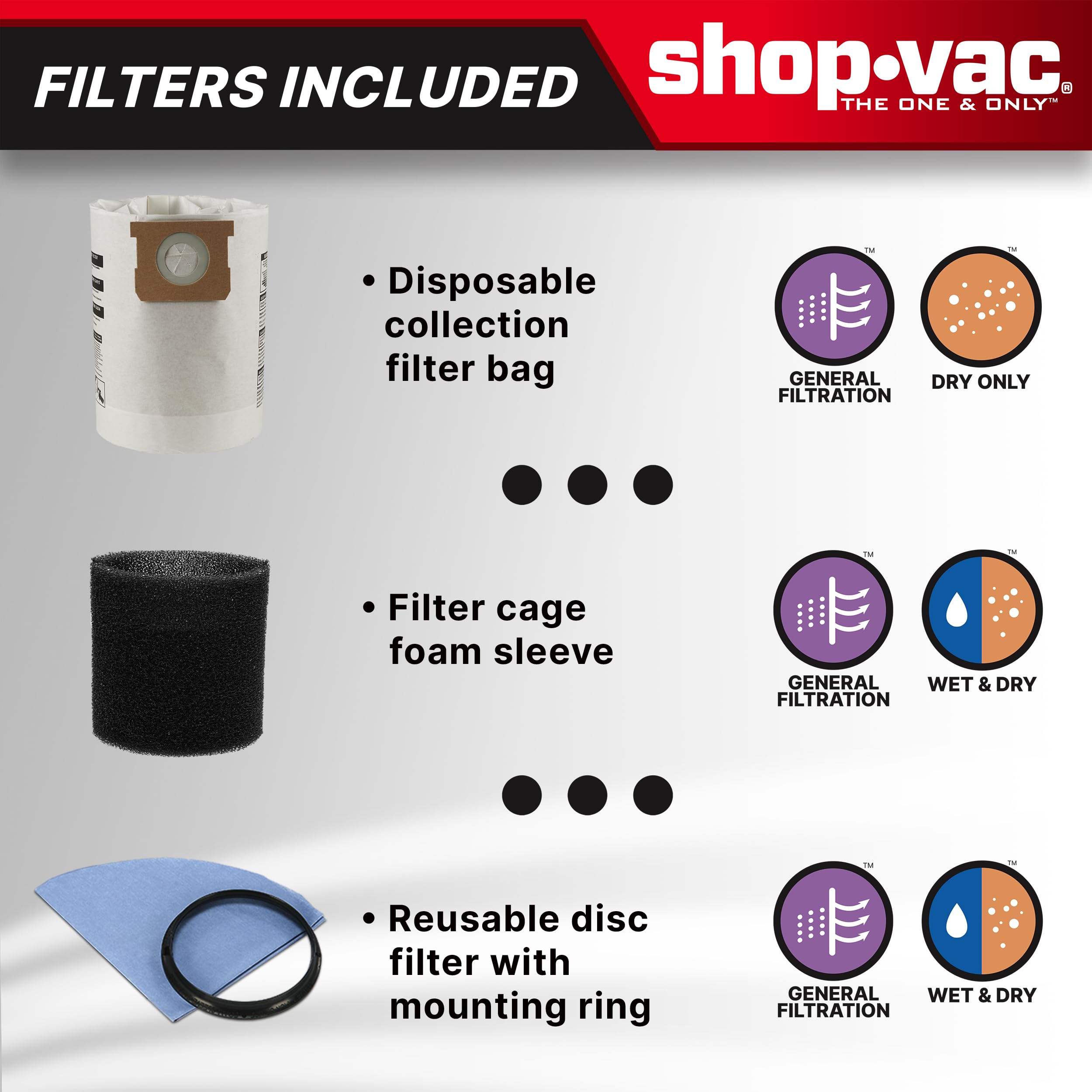 Foto 8 pulgar | Aspiradora Shop-vac 9303511 De 9,5 L con Manguera 1,25 cm x 1,2 m - Venta Internacional