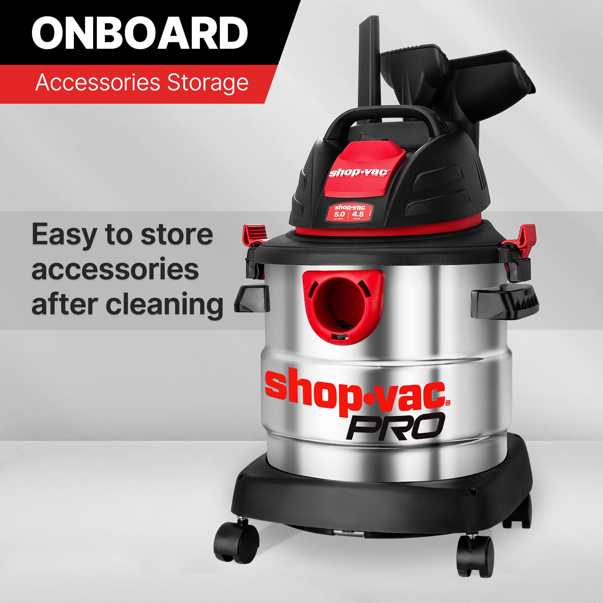 Foto 2 | Aspiradora Shop-vac 4.5 Peak Hp Acero Inoxidable - Venta Internacional