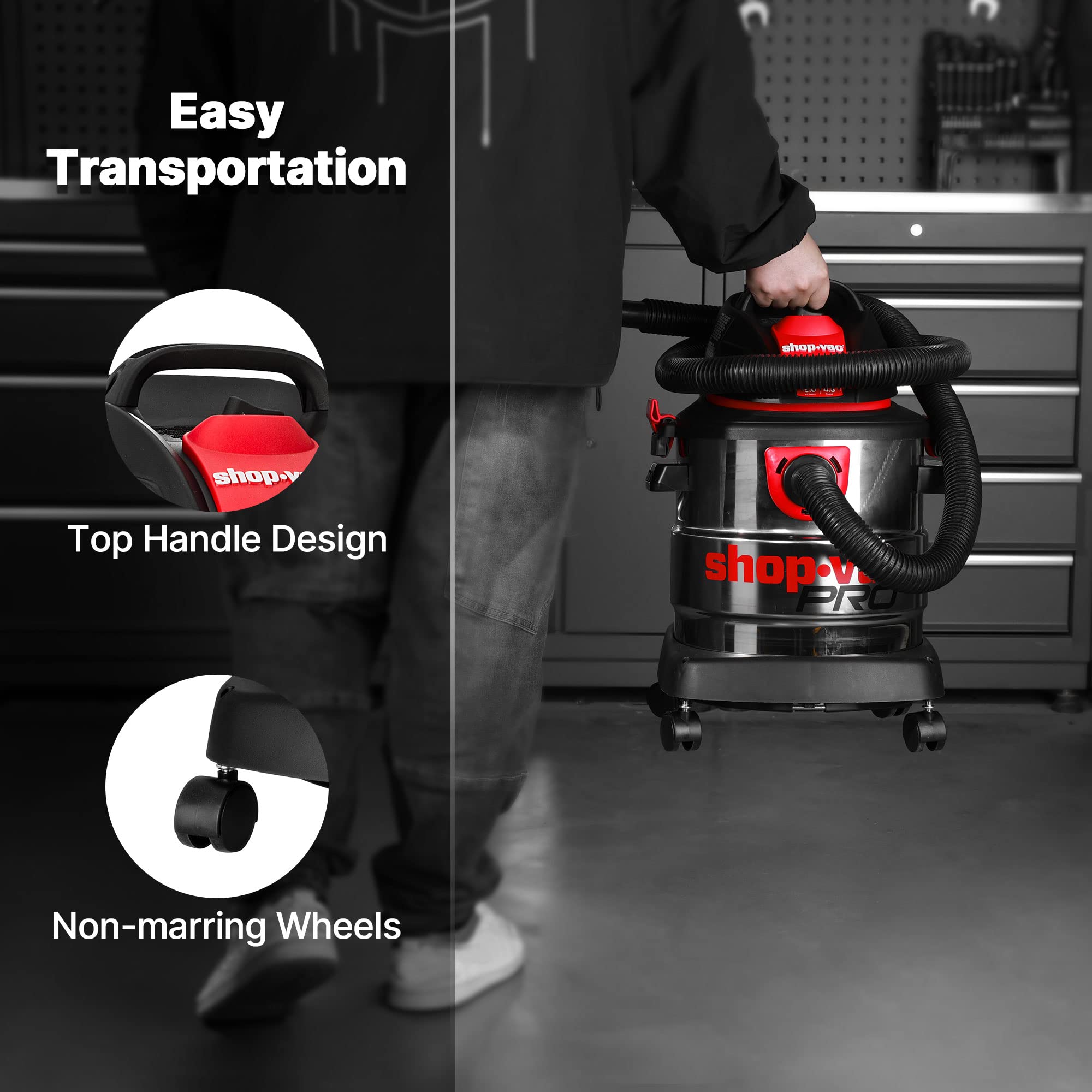 Foto 6 | Aspiradora Shop-vac 4.5 Peak Hp Acero Inoxidable - Venta Internacional