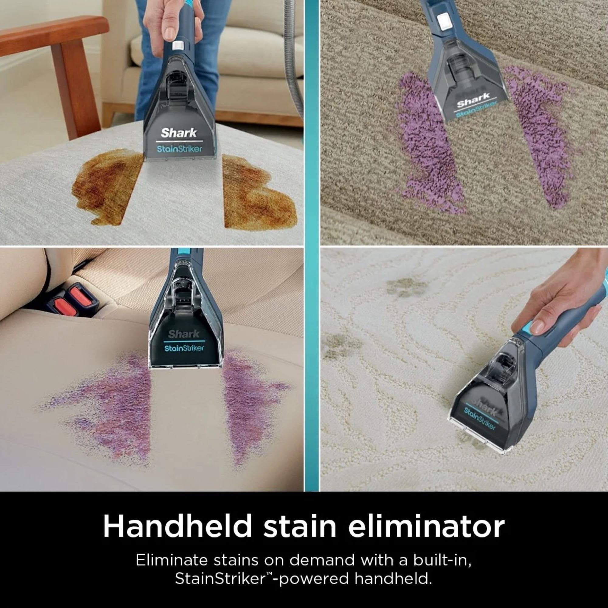 Foto 6 pulgar | Reacondicionado Limpiador Portátil Para Alfombras Y Tapicería Shark Px200 Stainstriker - Venta Internacional.