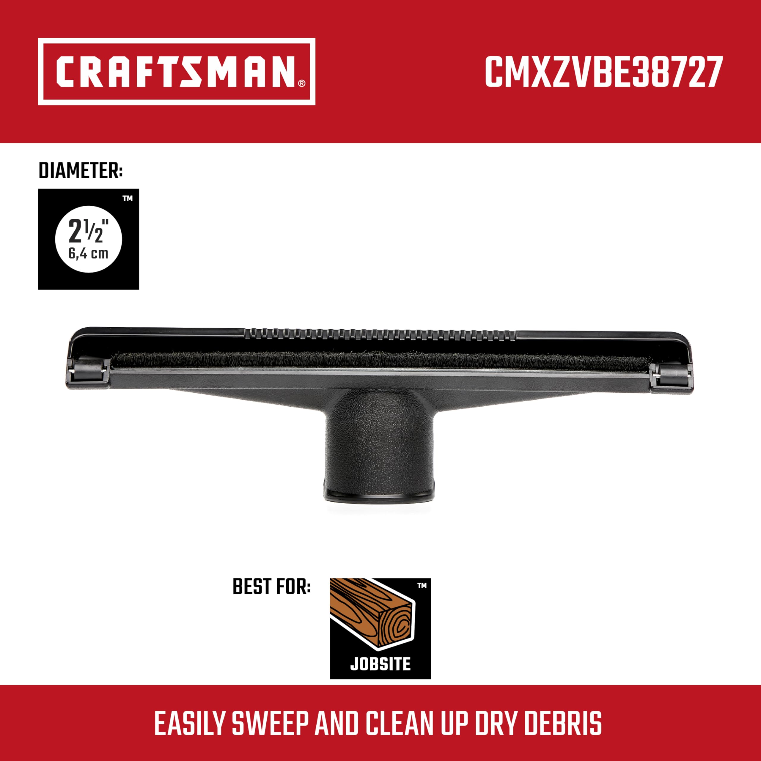 Foto 2 | Accesorio De Aspiradora Para Secado Húmedo Craftsman Cmxzvbe38727 Con Boquilla Seca De 6,35 Cm - Venta Internacional.