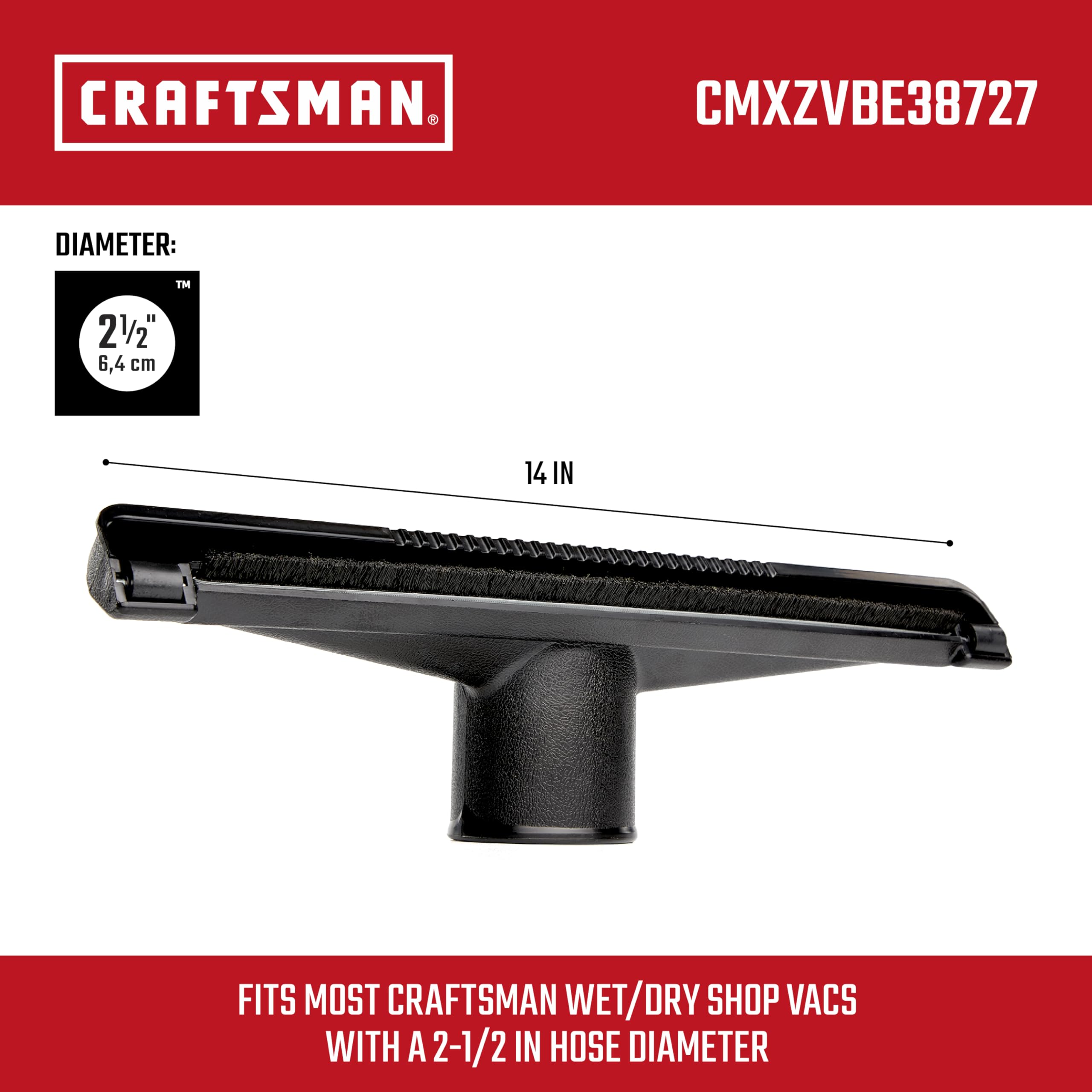 Foto 4 pulgar | Accesorio De Aspiradora Para Secado Húmedo Craftsman Cmxzvbe38727 Con Boquilla Seca De 6,35 Cm - Venta Internacional.