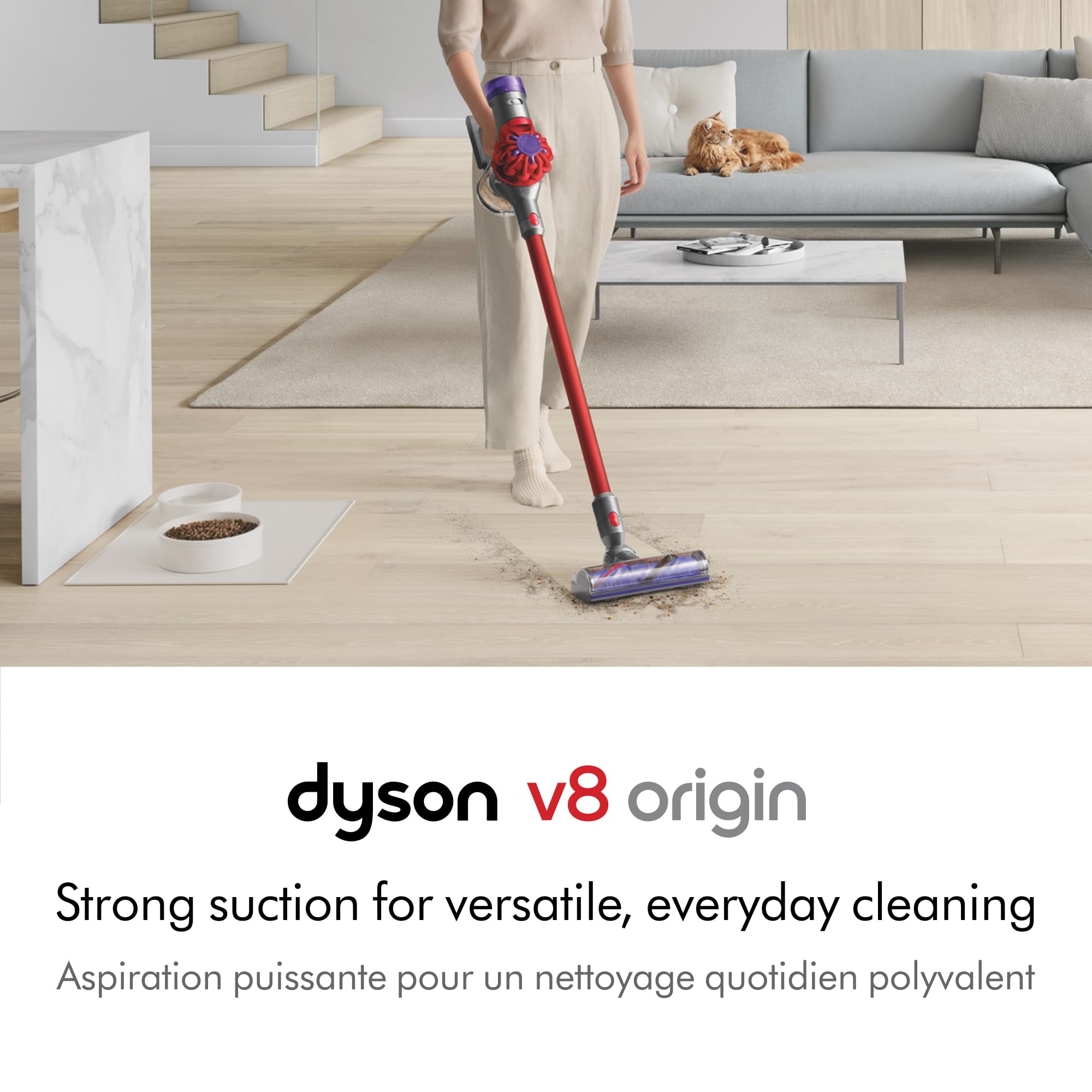 Foto 2 | Aspiradora Dyson V8 Origin Renovada, Rojo/rojo - Venta Internacional.