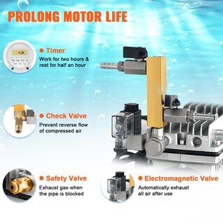 Foto 4 | Aireador De Estanque Vevor De 550 W De Potencia, 5.2 Cfm Para Lago De 1 Acre Y 50 Pies - Venta Internacional.