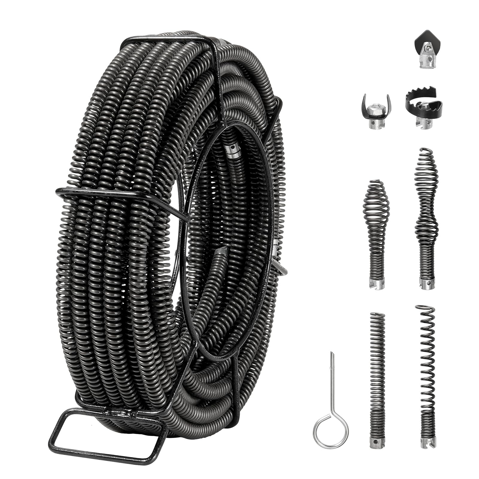 Foto 1 | Cable De Limpieza De Desagües Vevor De 20 M X 16 Mm Con 7 Cortadores Para 2 A 10 Cm - Venta Internacional.