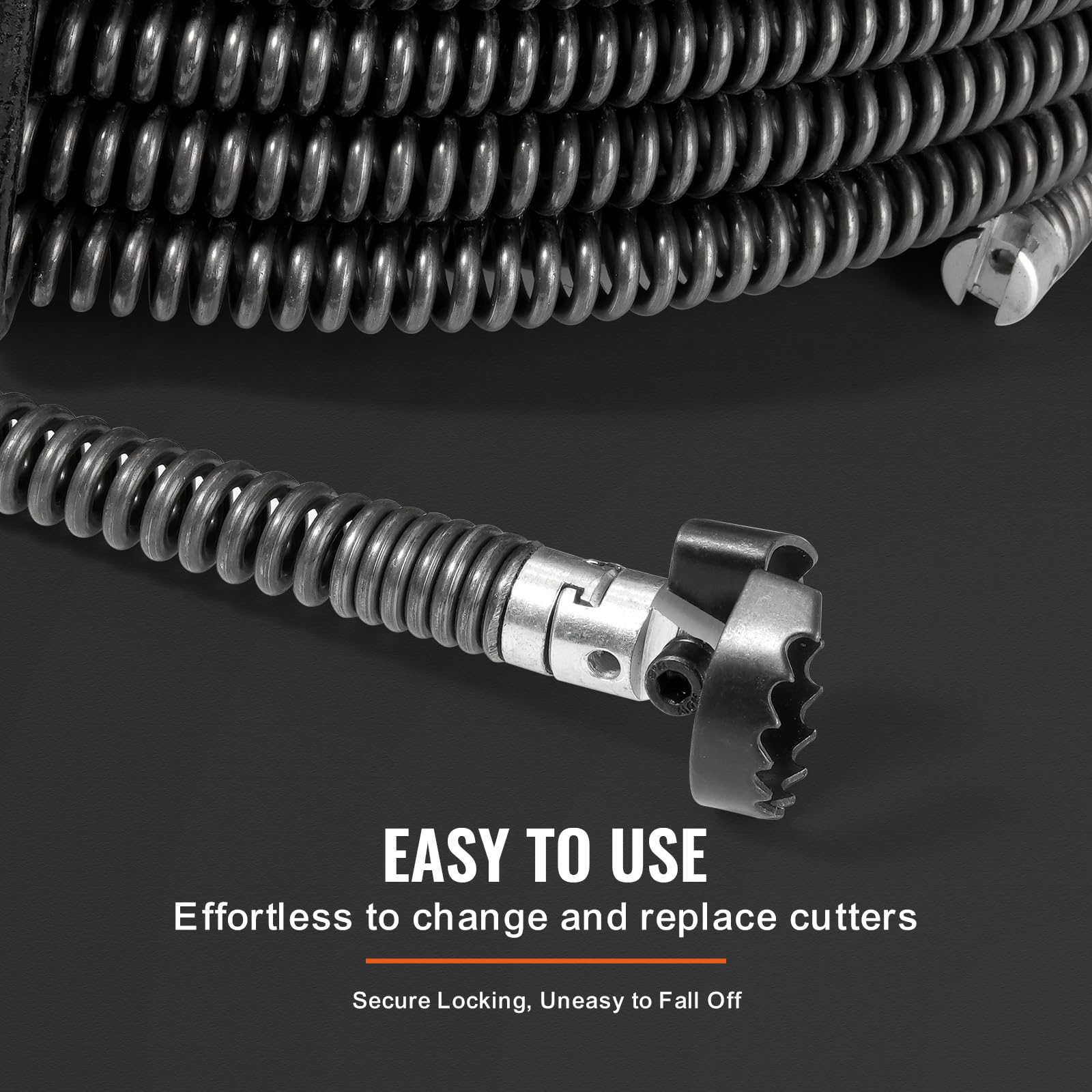 Foto 6 pulgar | Cable De Limpieza De Desagües Vevor De 20 M X 16 Mm Con 7 Cortadores Para 2 A 10 Cm - Venta Internacional.