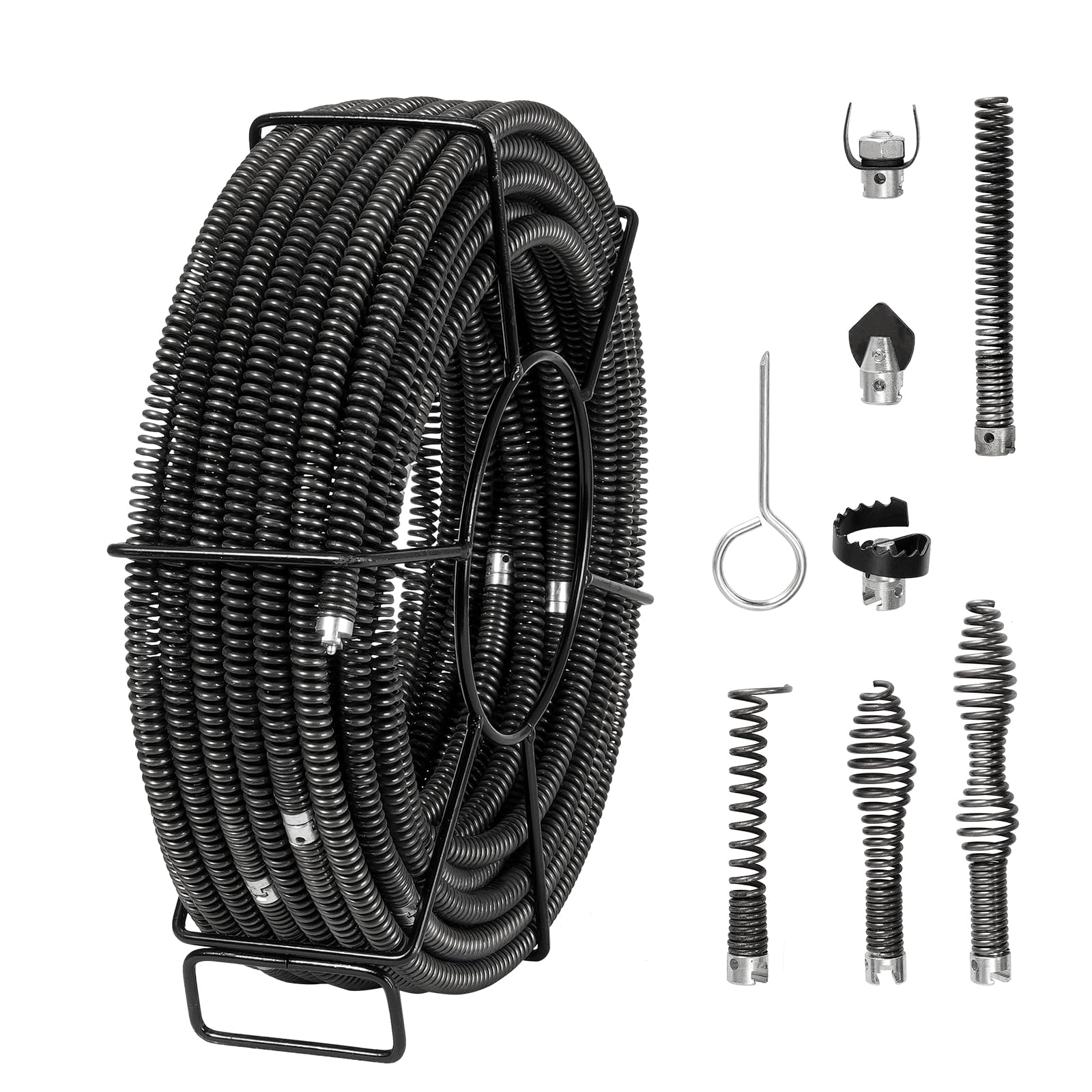 Foto 2 pulgar | Cable De Limpieza De Desagües Vevor De 100 Pies X 5/8 Pulgadas Para Tubos De 0,8 A 3,9 Pulgadas - Venta Internacional.