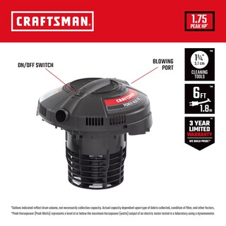 Foto 2 | Aspiradora Wet Dry Powerhead Craftsman Cmxevbe17678, 1,75 Hp, 21 L - Venta Internacional.