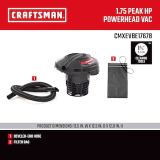 Foto 3 | Aspiradora Wet Dry Powerhead Craftsman Cmxevbe17678, 1,75 Hp, 21 L - Venta Internacional.