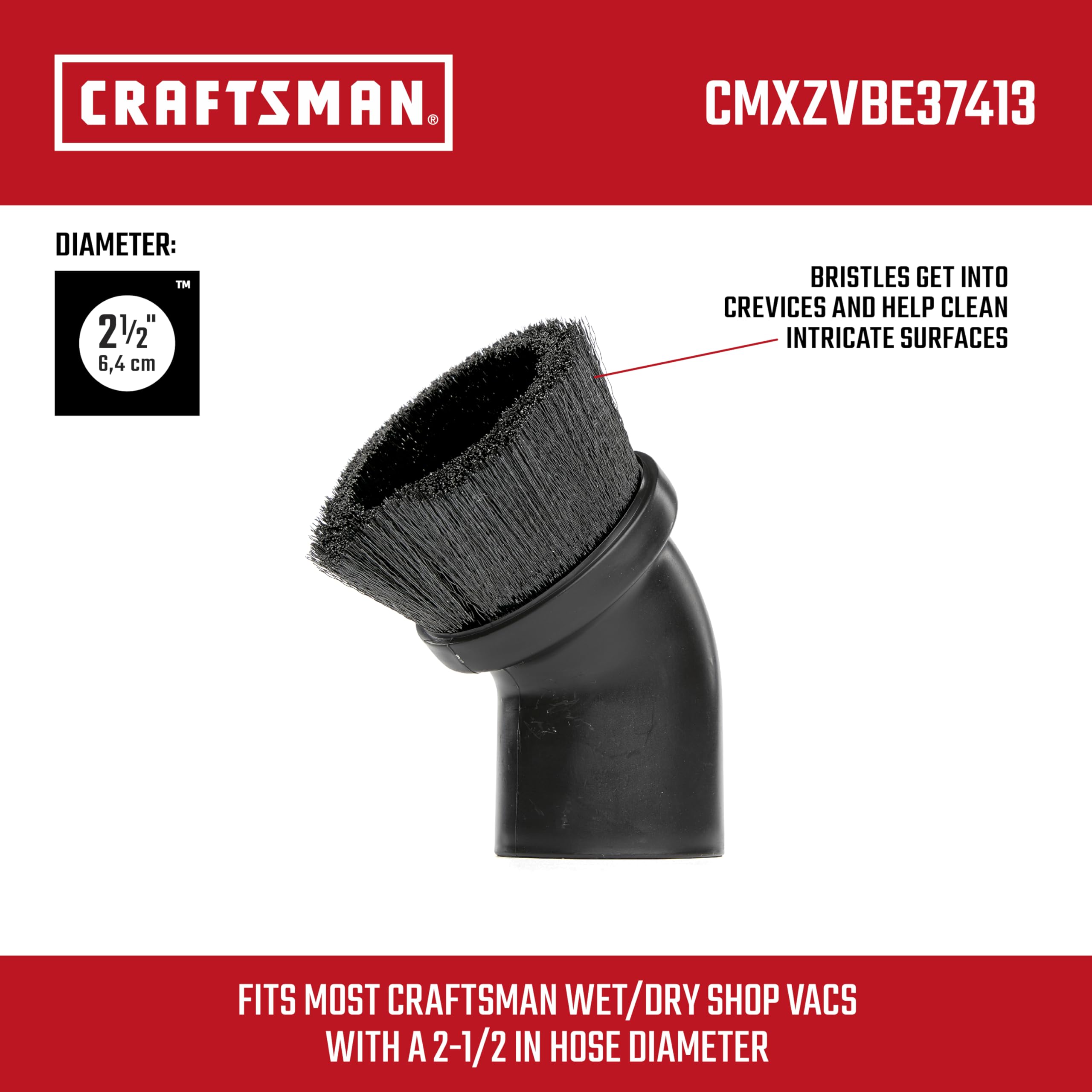 Foto 4 pulgar | Cepillo Para Quitar El Polvo Y Secar El Aspirador Craftsman Cmxzvbe37413 - Venta Internacional.
