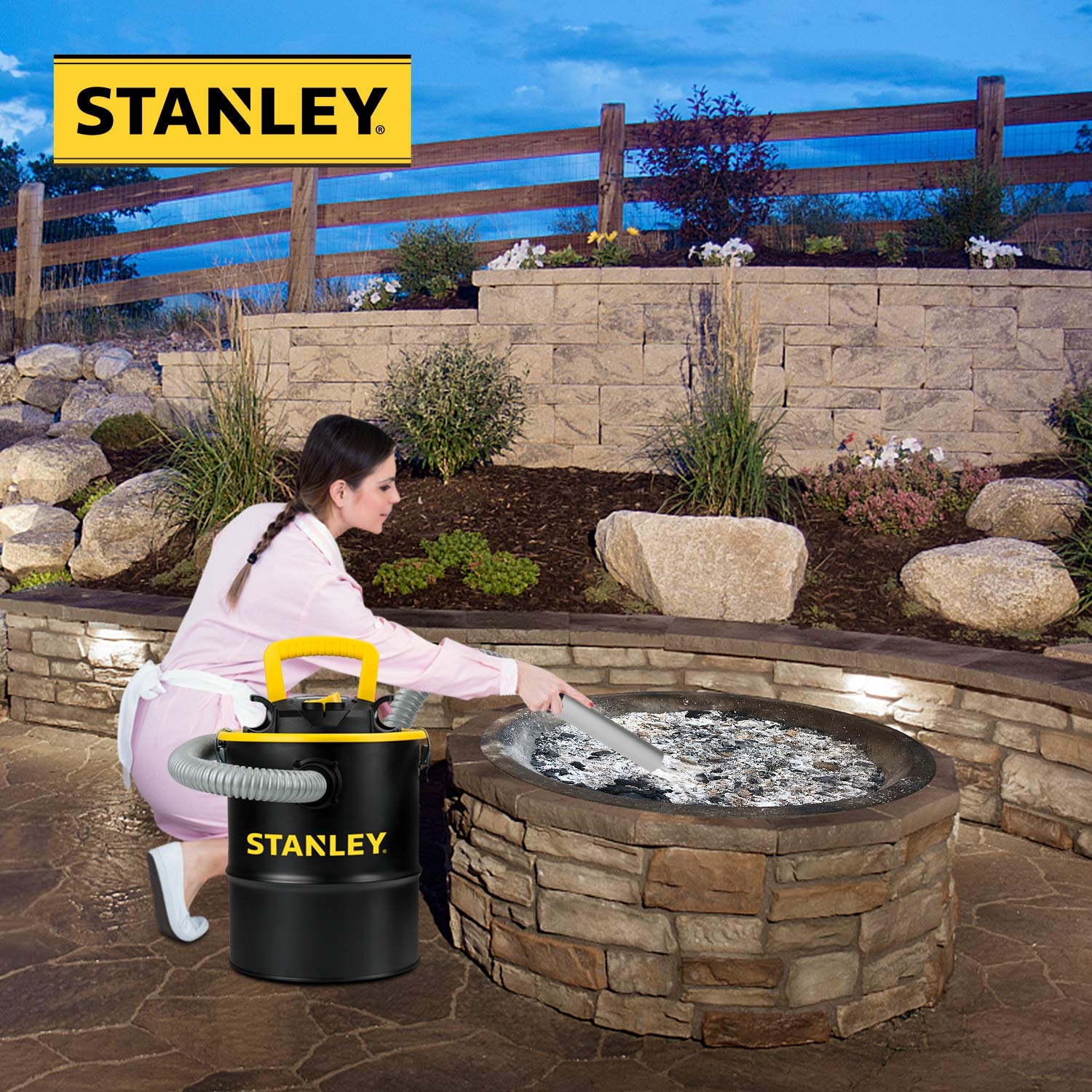 Foto 7 | Aspiradora De Cenizas Stanley Sl-18184, 4 Galones, 4 Hp, Negra Y Amarilla - Venta Internacional.