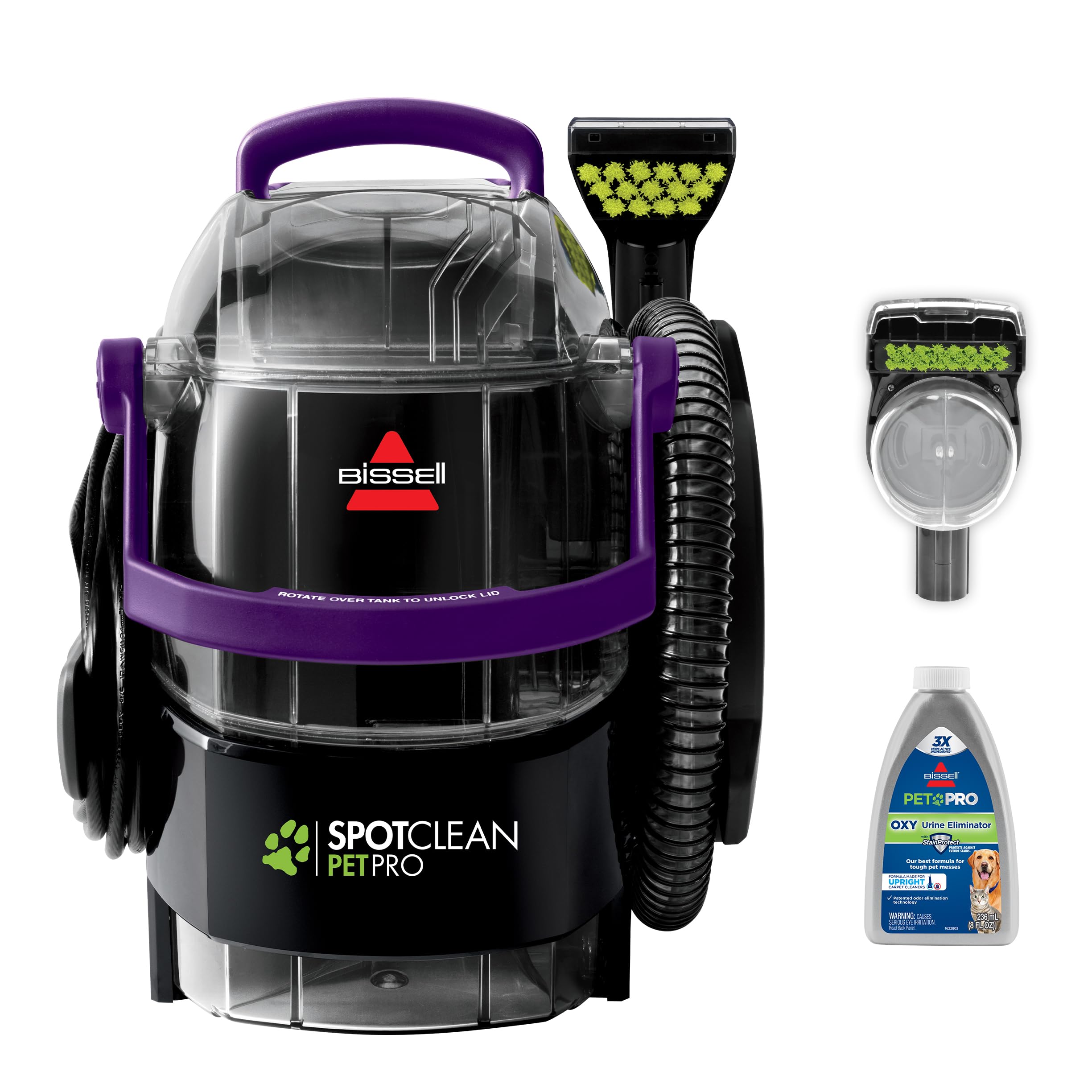 Foto 2 pulgar | Limpiador De Alfombras Bissell Spotclean Pet Pro 2458 Grapevine Purple - Venta Internacional.