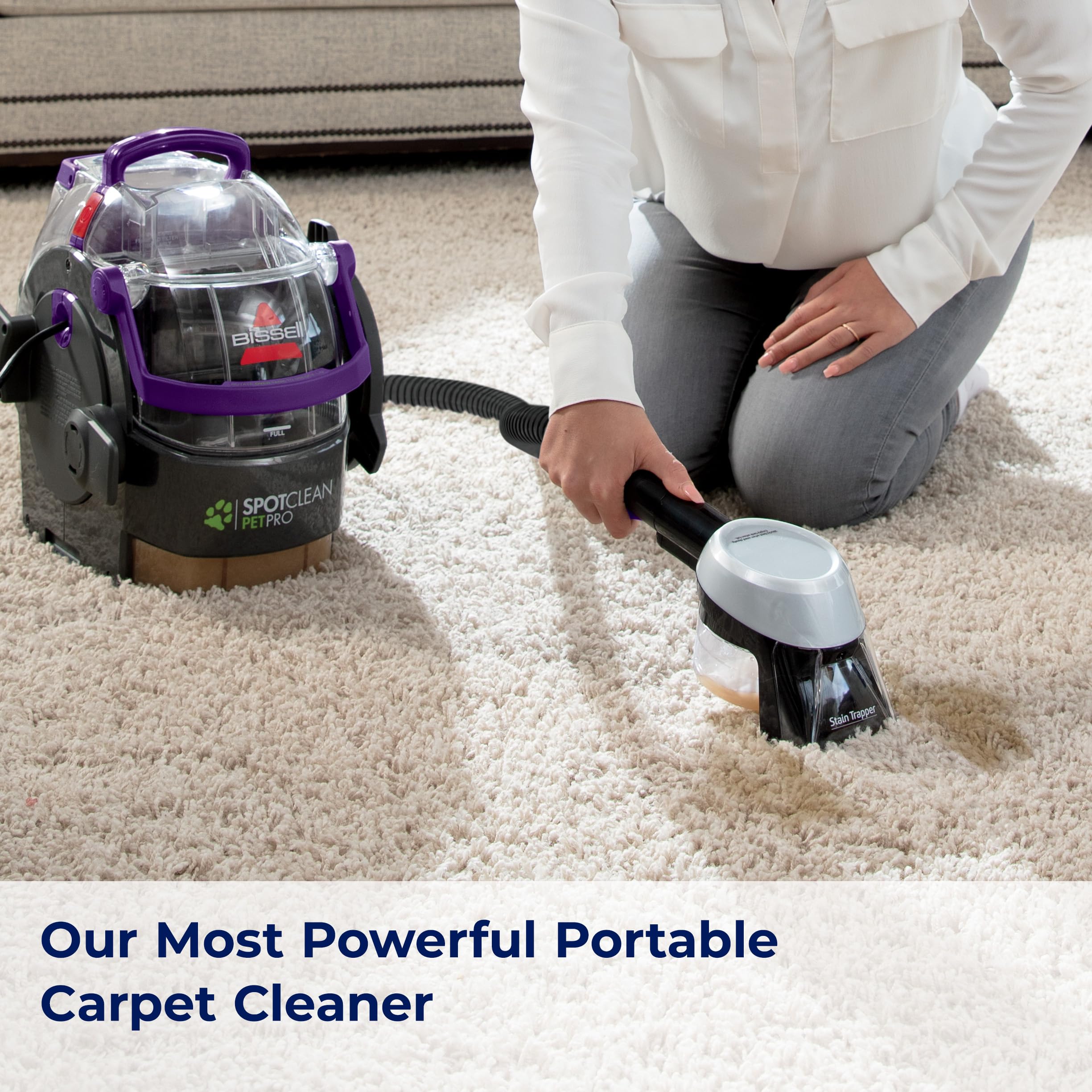 Foto 3 pulgar | Limpiador De Alfombras Bissell Spotclean Pet Pro 2458 Grapevine Purple - Venta Internacional.