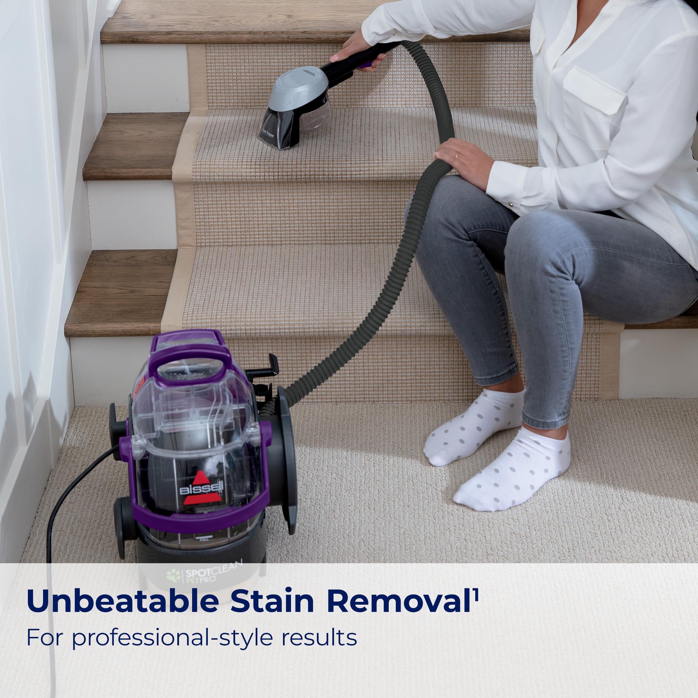 Foto 4 pulgar | Limpiador De Alfombras Bissell Spotclean Pet Pro 2458 Grapevine Purple - Venta Internacional.