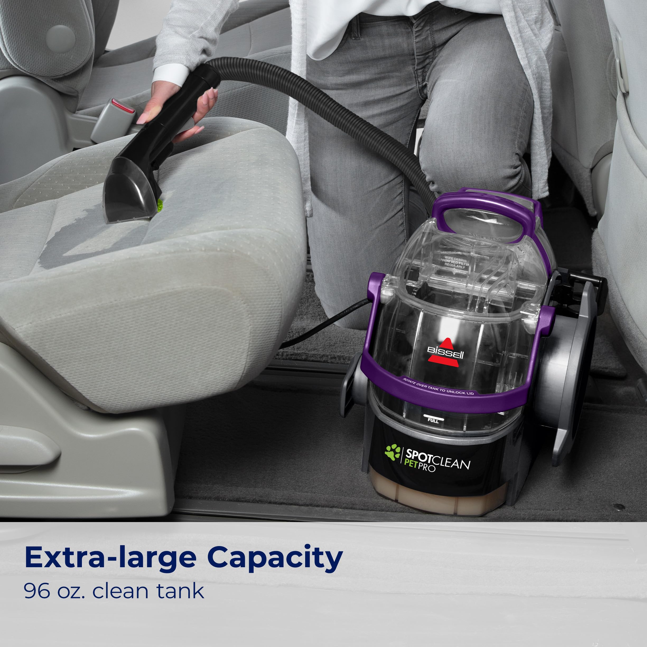 Foto 5 pulgar | Limpiador De Alfombras Bissell Spotclean Pet Pro 2458 Grapevine Purple - Venta Internacional.