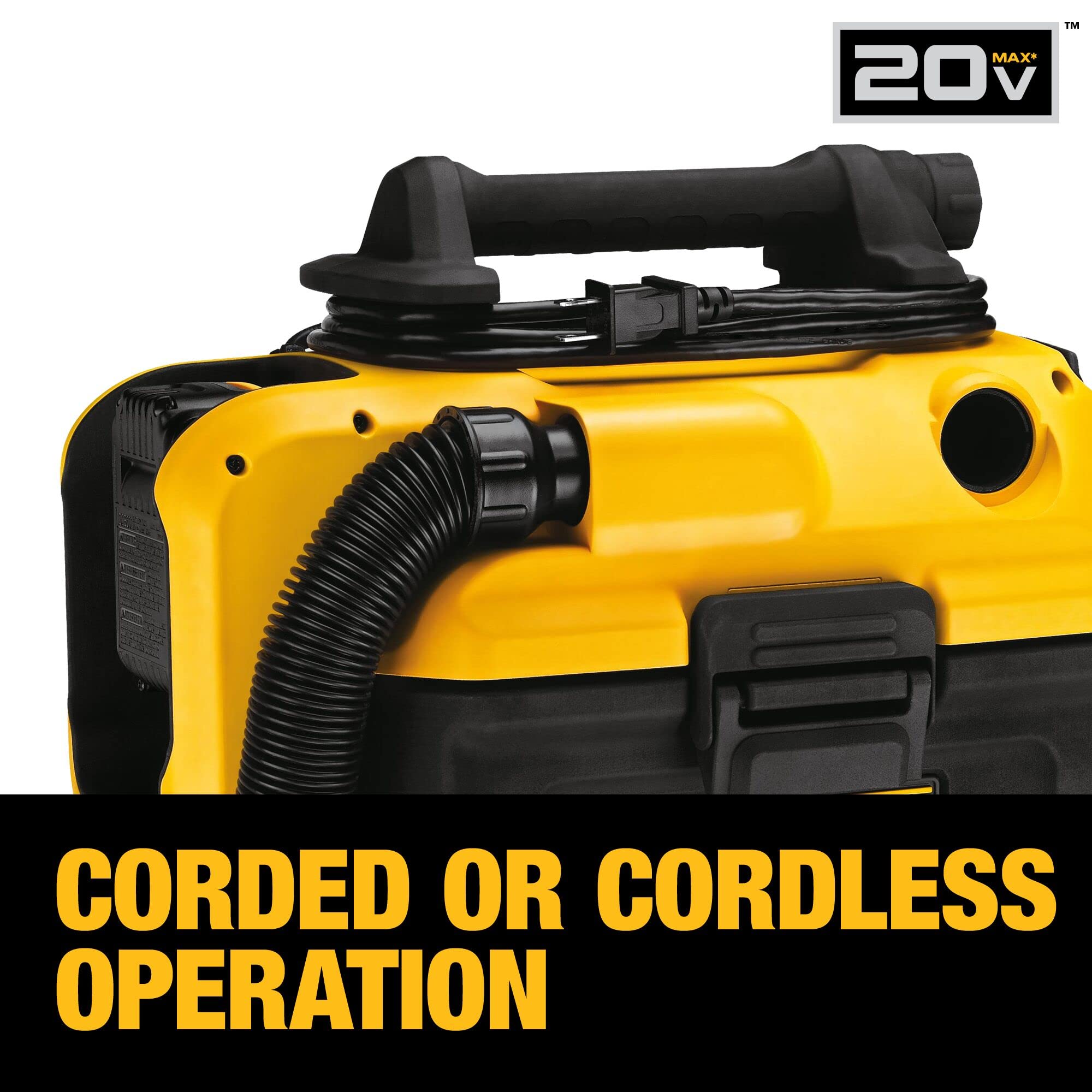 Foto 4 pulgar | Aspiradora Húmeda Y Seca Dewalt 20v Max Inalámbrica/con Cable Dcv581h - Venta Internacional.