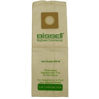 Foto 2 | Bolsa Para Aspiradora Bissell Commercial Bg-44 Para Bg101h (paquete De 4) - Venta Internacional.