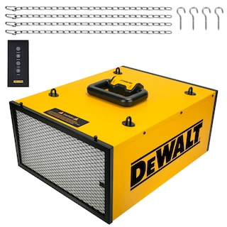 Foto 1 | Sistema De Filtración De Aire Dewalt Dwxaf101 De 3 Velocidades Para Carpintería - Venta Internacional.