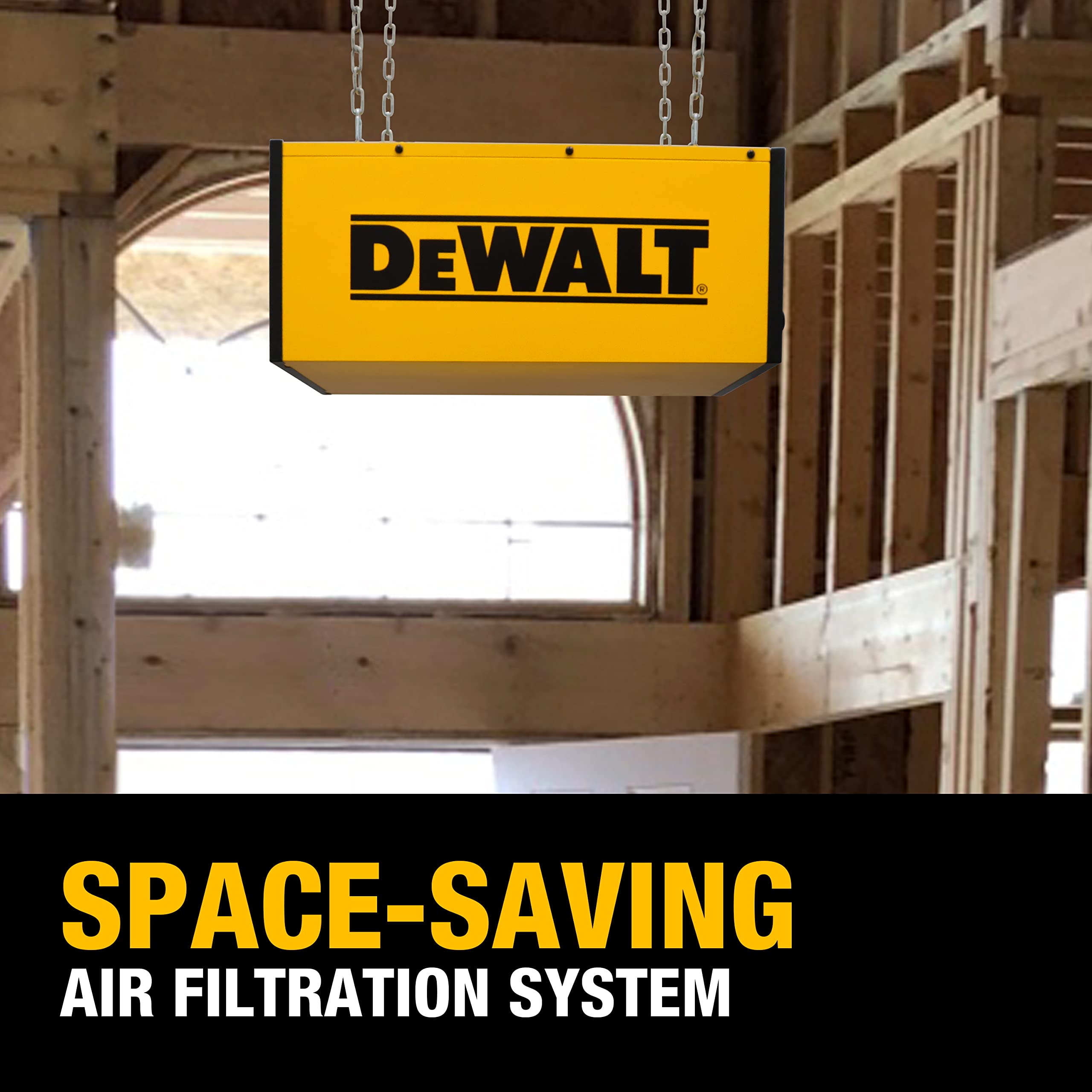 Foto 3 pulgar | Sistema De Filtración De Aire Dewalt Dwxaf101 De 3 Velocidades Para Carpintería - Venta Internacional.