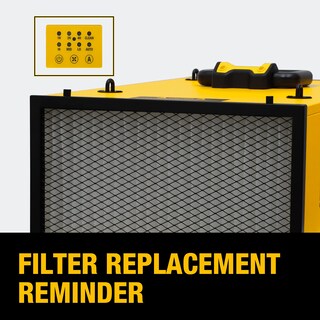 Foto 6 | Sistema De Filtración De Aire Dewalt Dwxaf101 De 3 Velocidades Para Carpintería - Venta Internacional.