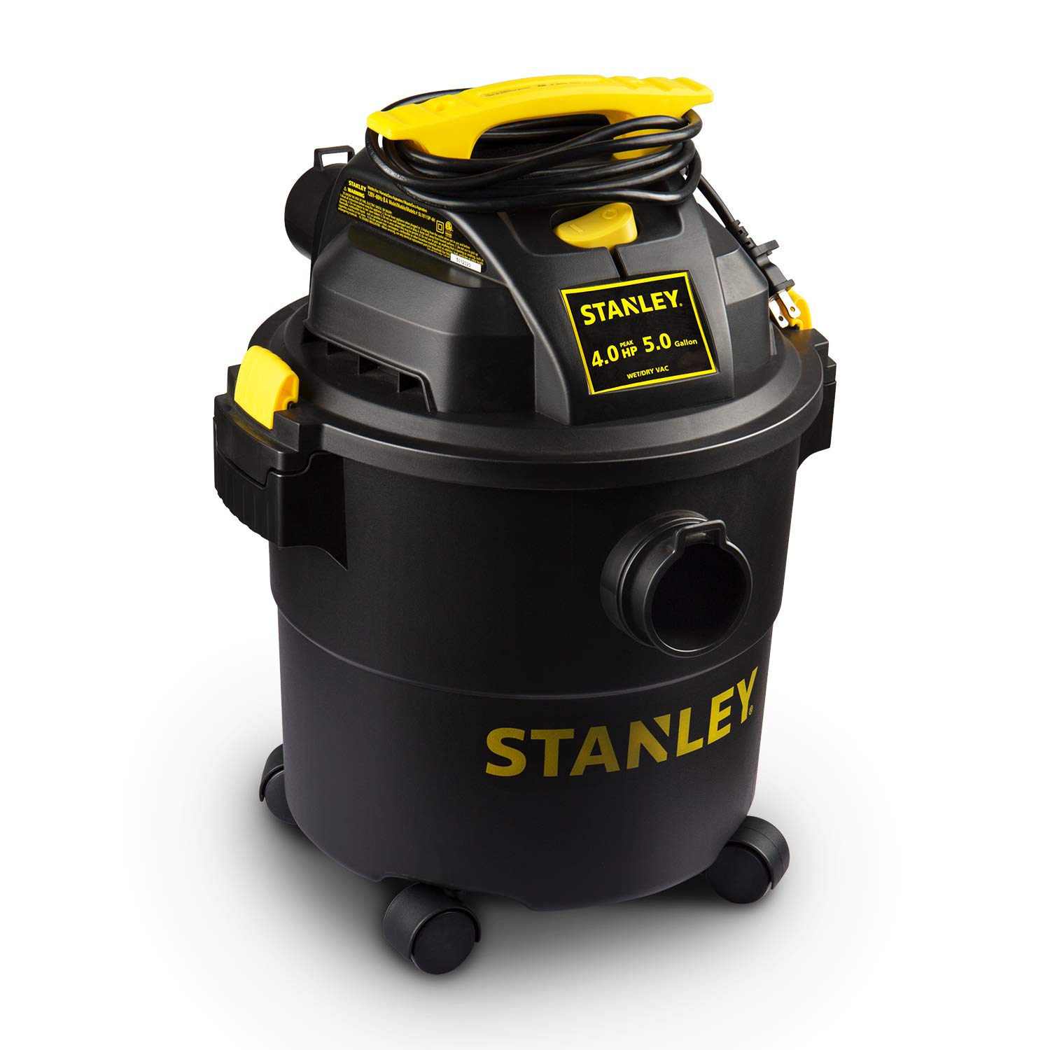 Foto 5 pulgar | Aspirador Húmedo Y Seco Stanley Sl18115p 18.9l 4hp Ac 4.0 Hp Negro - Venta Internacional.