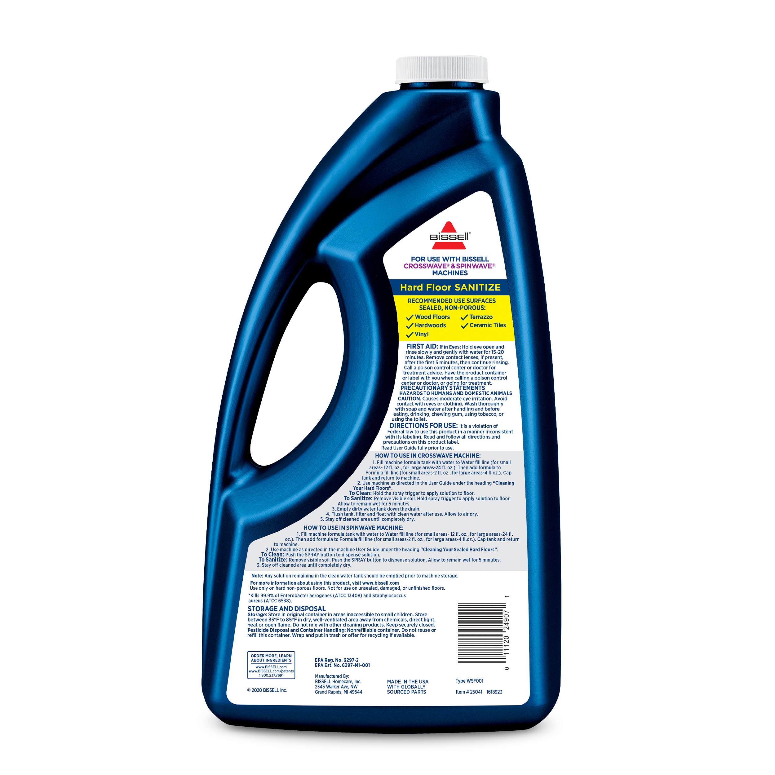 Foto 3 pulgar | Sanitize Floor Formula Bissell 25041 1.89l Para Crosswave - Venta Internacional.