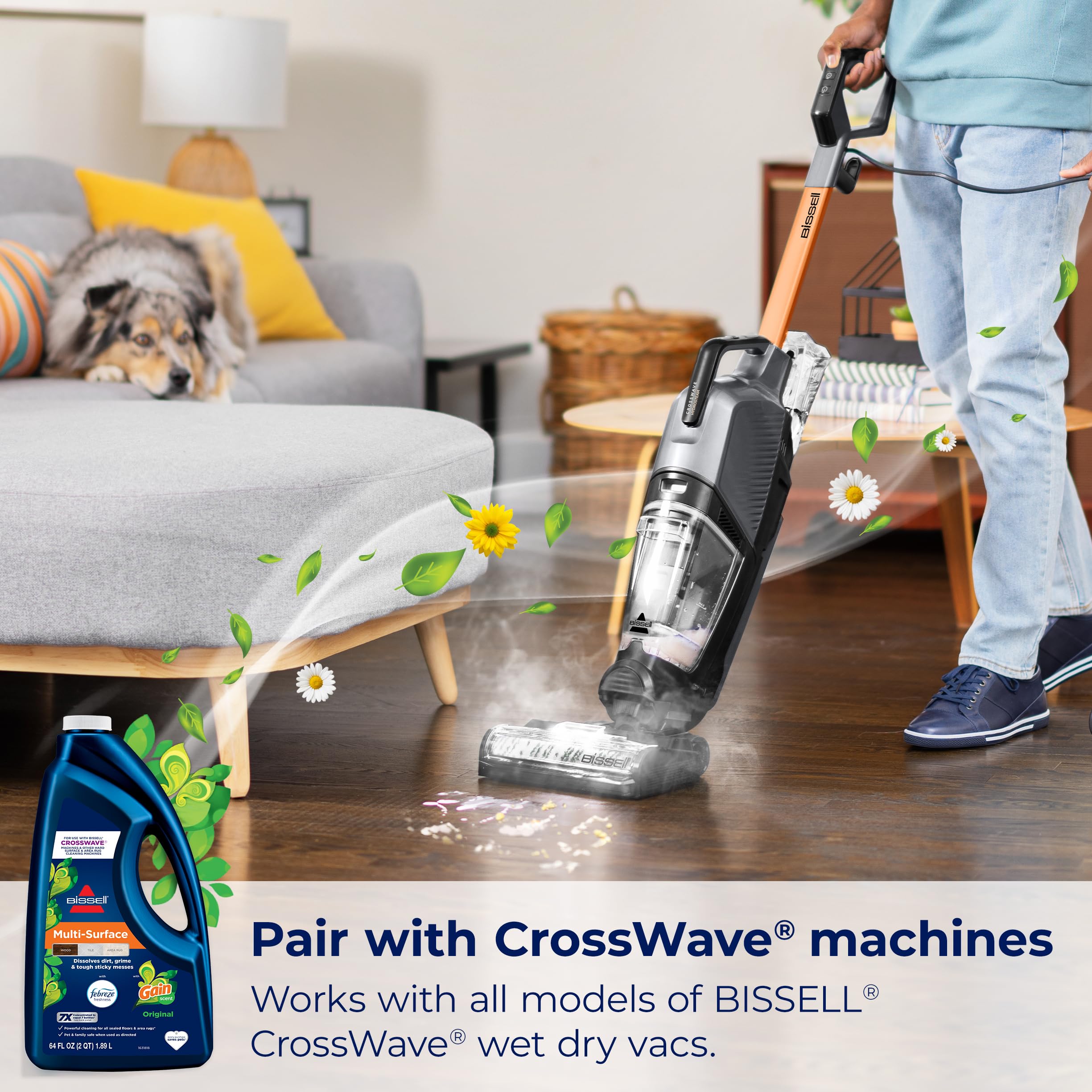 Foto 4 | Solución De Limpieza Bissell Multi-surface Para Crosswave 1.9l - Venta Internacional.