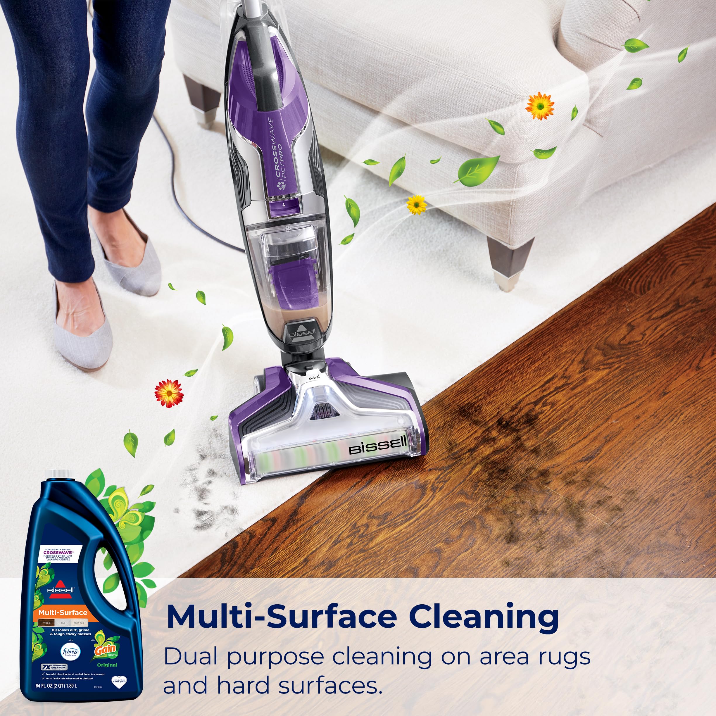 Foto 5 | Solución De Limpieza Bissell Multi-surface Para Crosswave 1.9l - Venta Internacional.