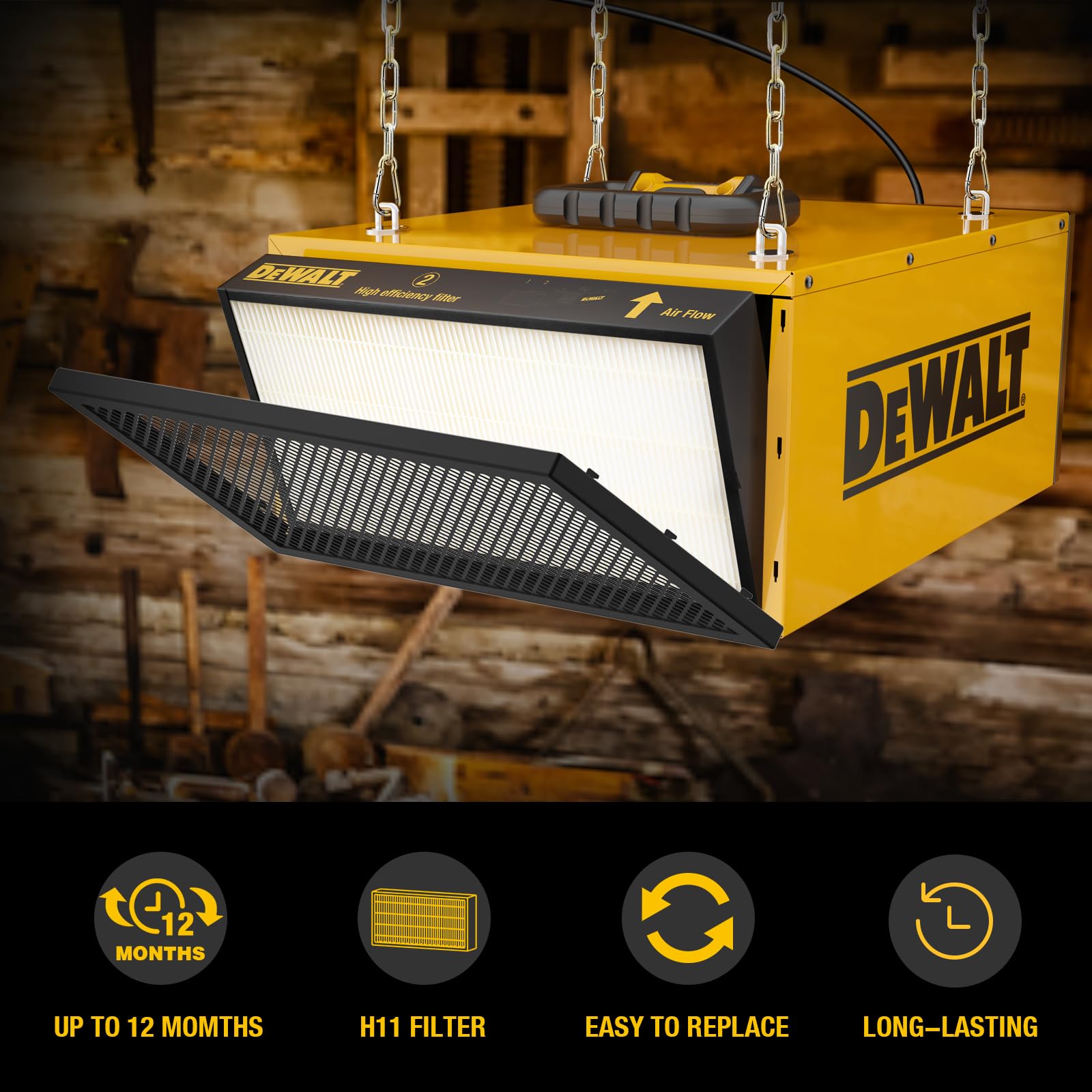 Foto 7 pulgar | Filtro De Repuesto Para Sistema De Filtración De Aire Dewalt Dxvc3903 - Venta Internacional.