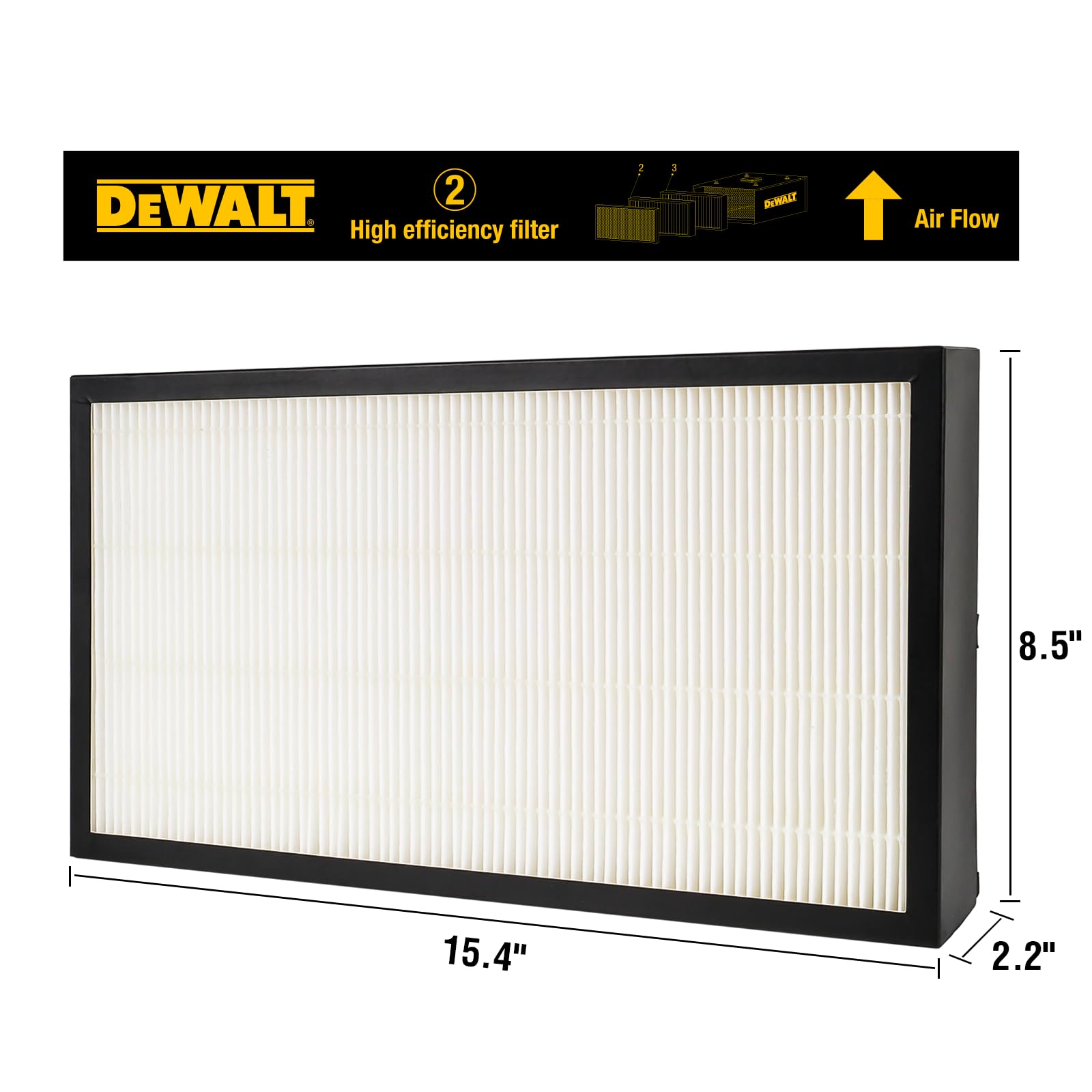 Foto 8 pulgar | Filtro De Repuesto Para Sistema De Filtración De Aire Dewalt Dxvc3903 - Venta Internacional.