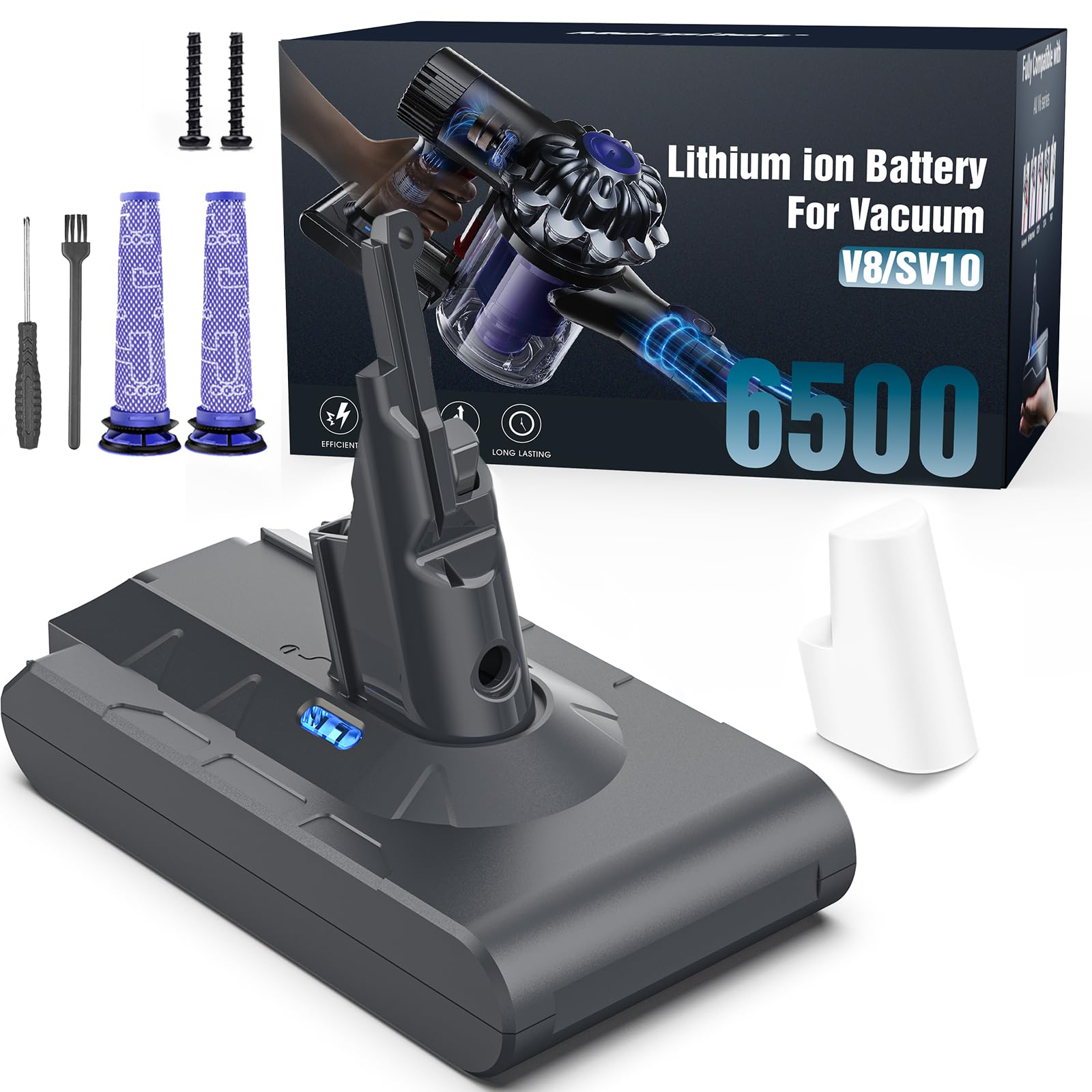 Foto 1 | Batería De Repuesto Keenstone 21 6 V 6500 Mah Para Dyson V8 - Venta Internacional.