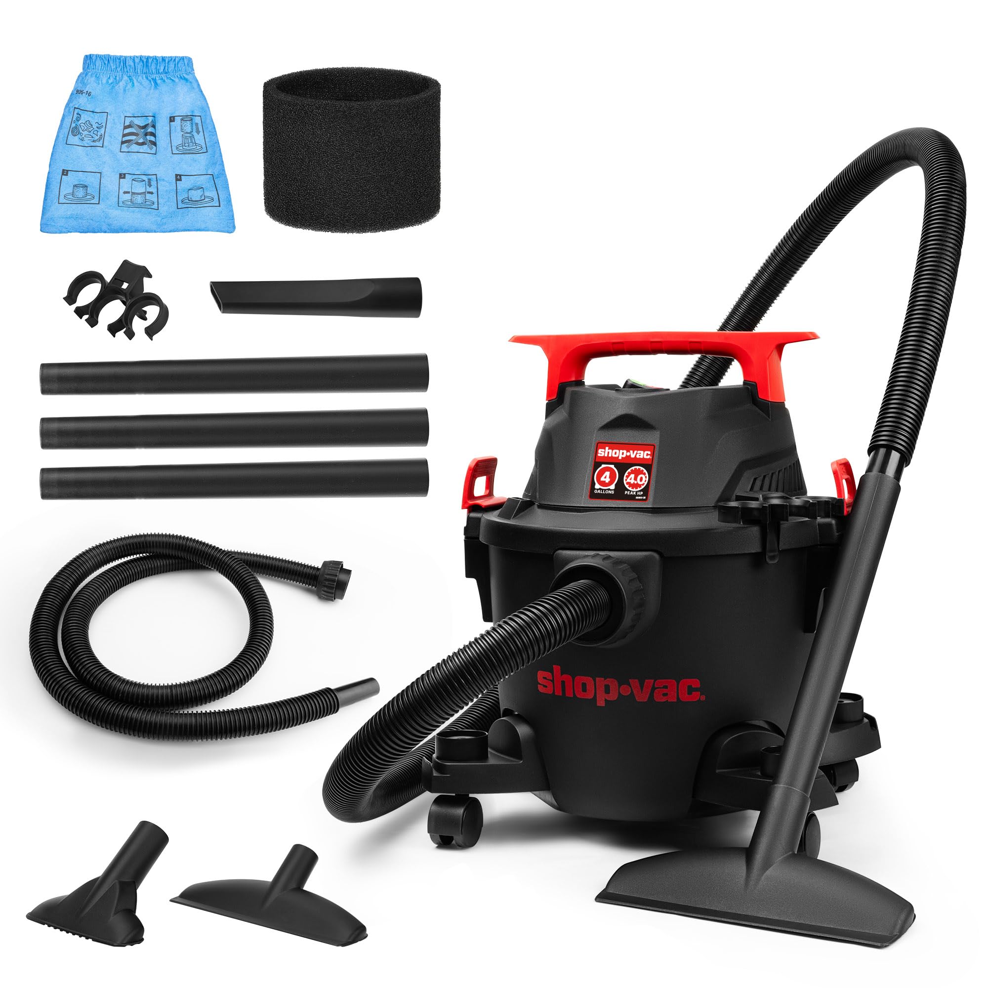Foto 1 | Aspiradora Para Productos Húmedos Y Secos Shop-vac 5430112  4 Galones  4 Picos Hp - Venta Internacional.