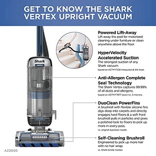 Foto 4 | Venta Internacional - Aspiradora Vertical Shark Az2000 Vertex Duoclean Powerfins