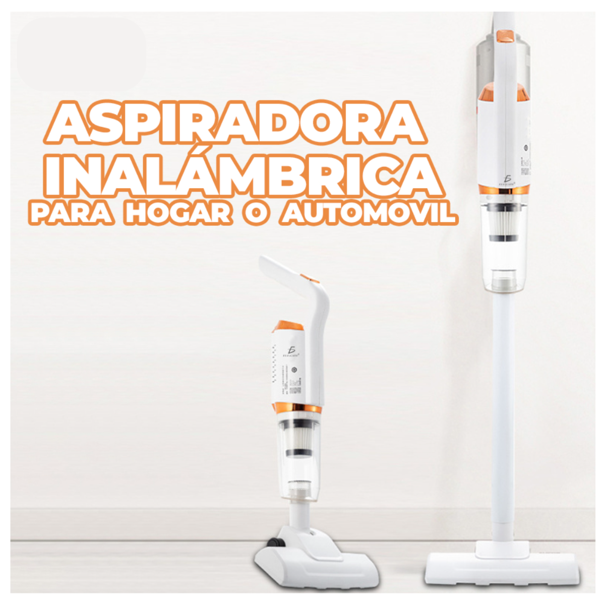 Foto 5 | Aspiradora Inalámbrica Vertical Multifuncional Para Hogar, Auto, Pelo De Mascota Color Blanco