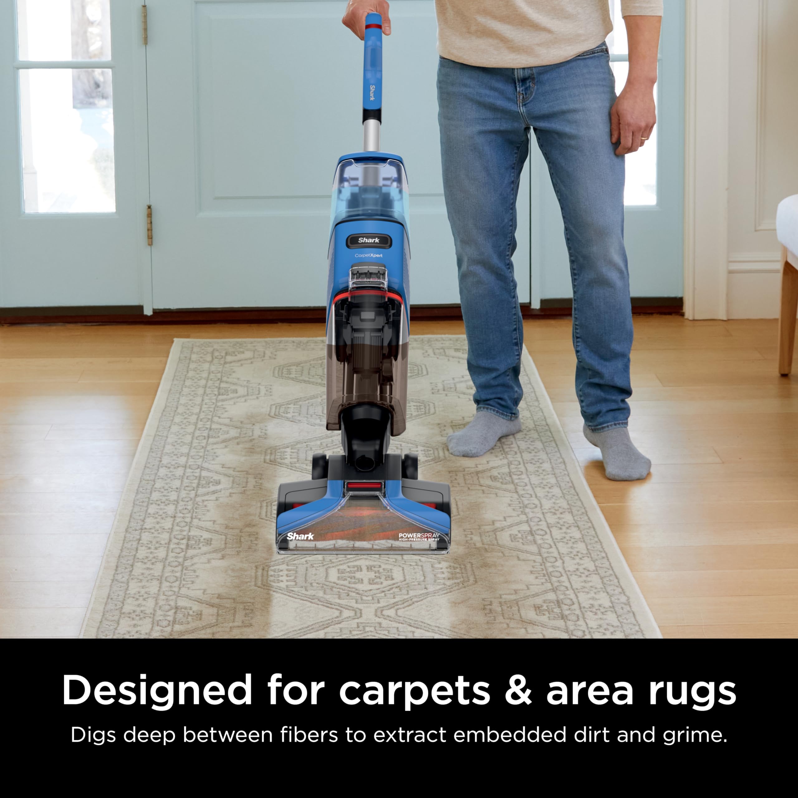 Foto 5 pulgar | Limpiador De Alfombras Y Alfombras Shark Carpetxpert Ex121brn Blue - Venta Internacional.
